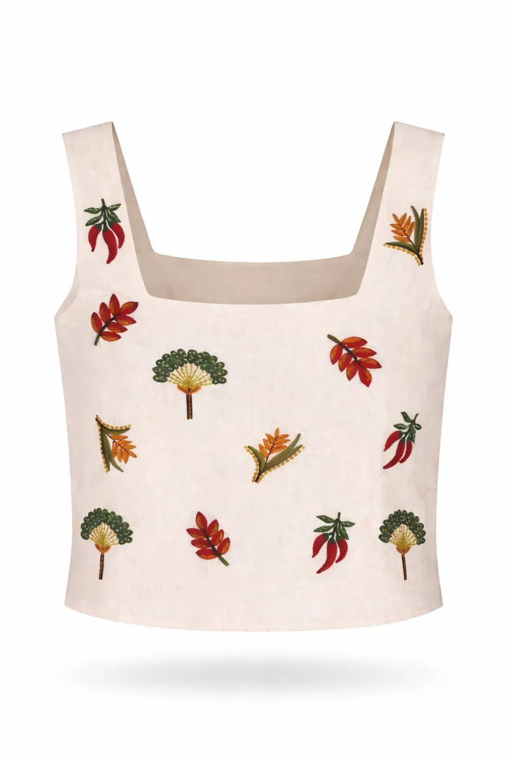 Blake Botanical Embroidered Tank sold by Anna Cate