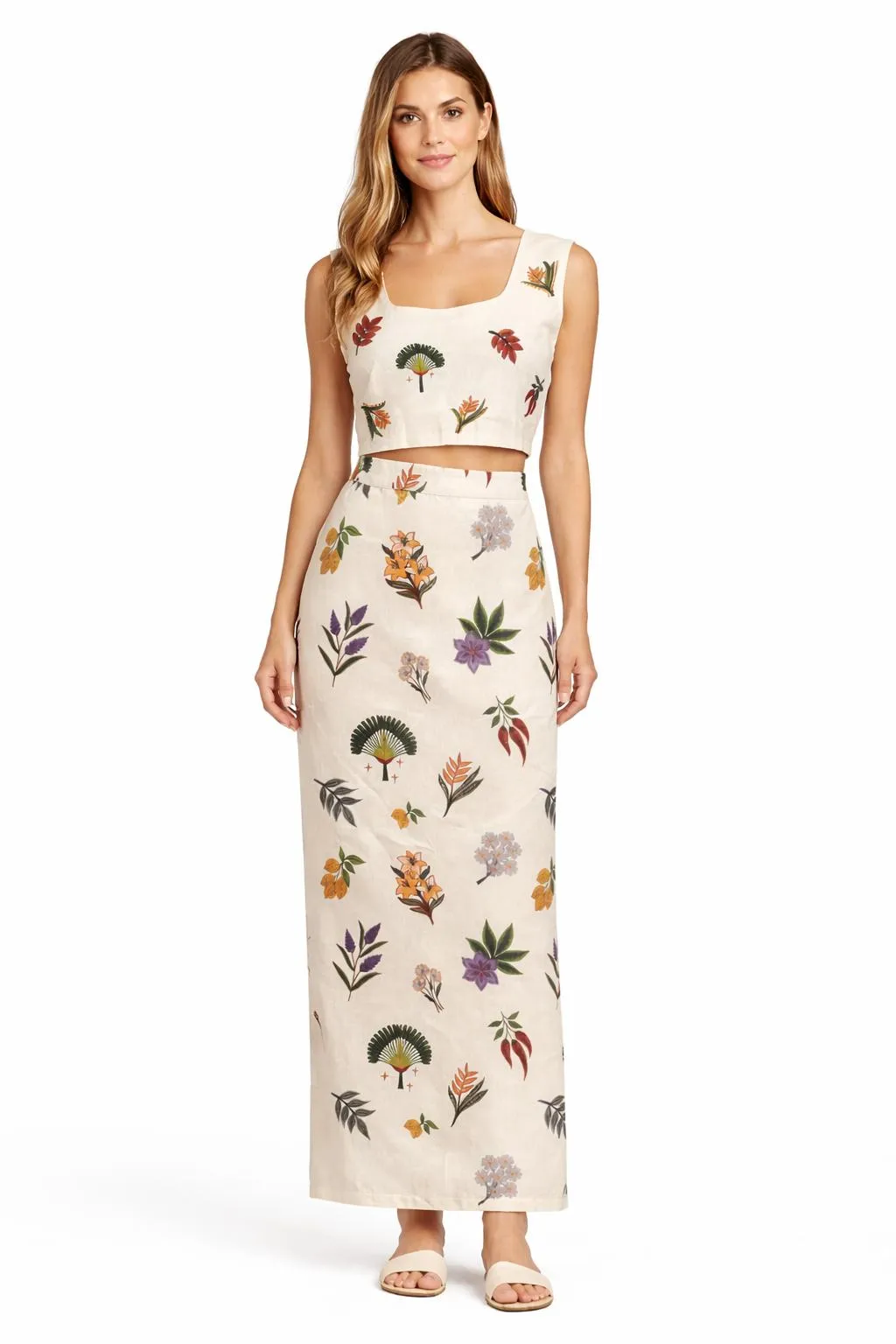 Blake Botanical Embroidered Tank sold by Anna Cate product image thumbnail 2