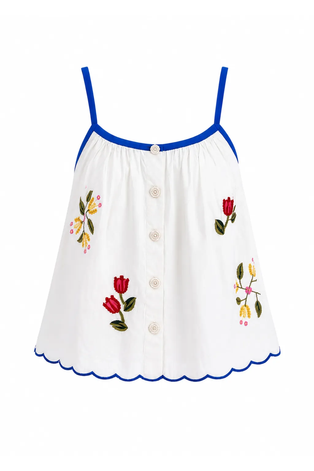 Willis Garden Embroidery Top sold by Anna Cate