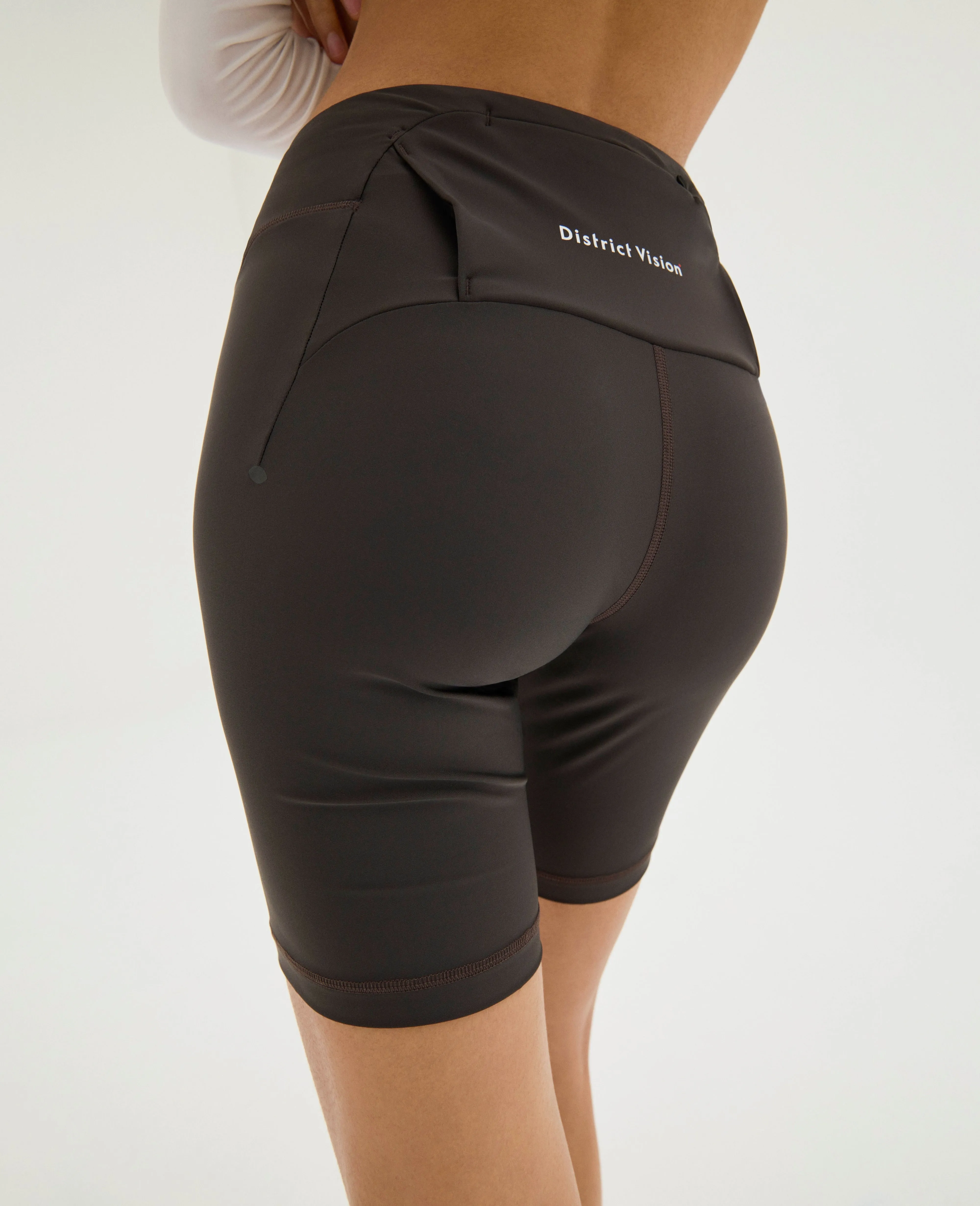 7in Pocketed Half Tights, Slate Brown sold by District Vision product image thumbnail 4