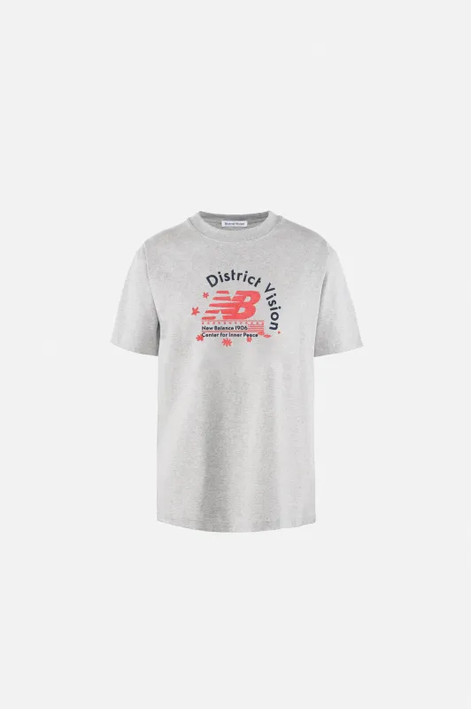 California Cotton Tee, NB Vintage Heather Grey made by District Vision