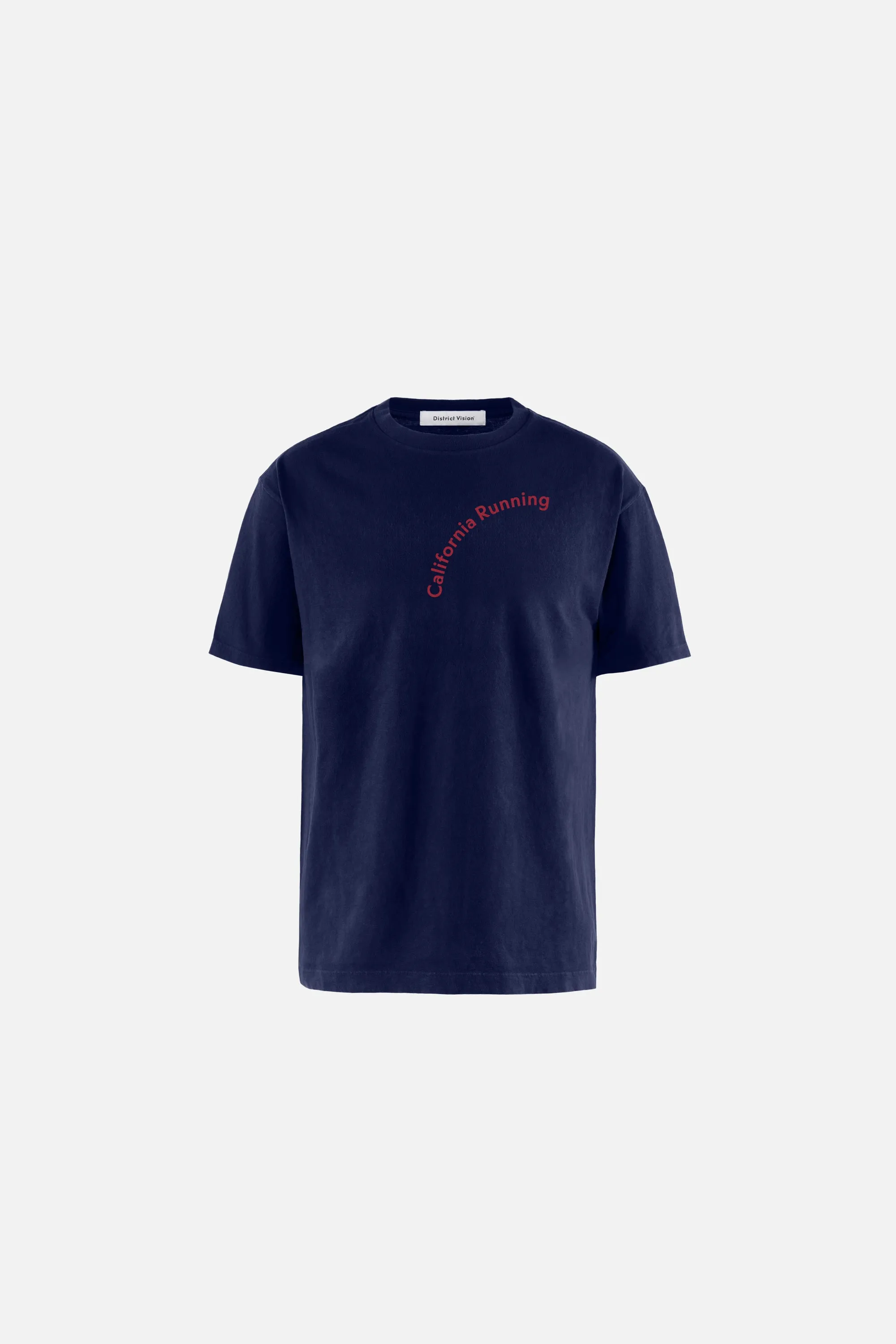 California Cotton Tee, California Running Navy sold by District Vision