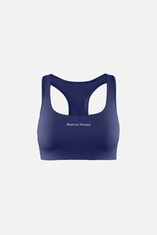 Medium Support Bra, Indigo made by District Vision