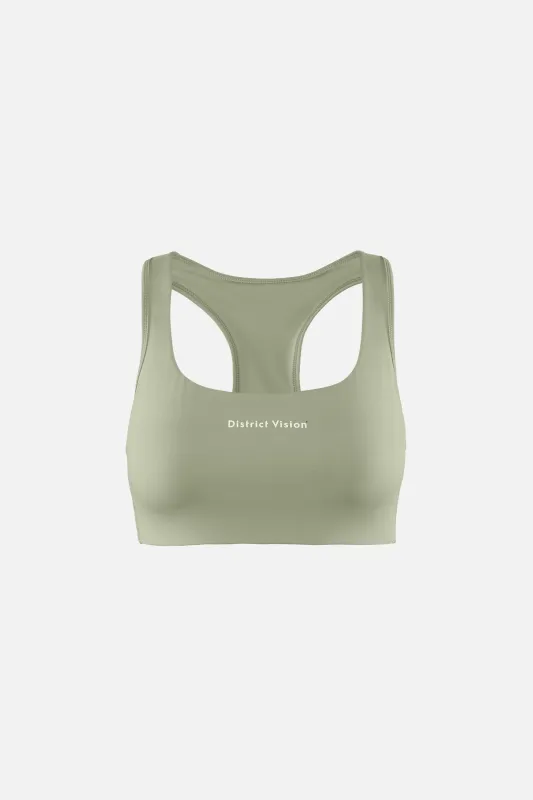 Medium Support Bra, Ash sold by District Vision