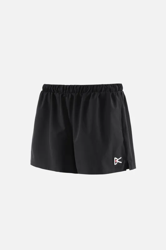 Oversized Shell Shorts, Black sold by District Vision