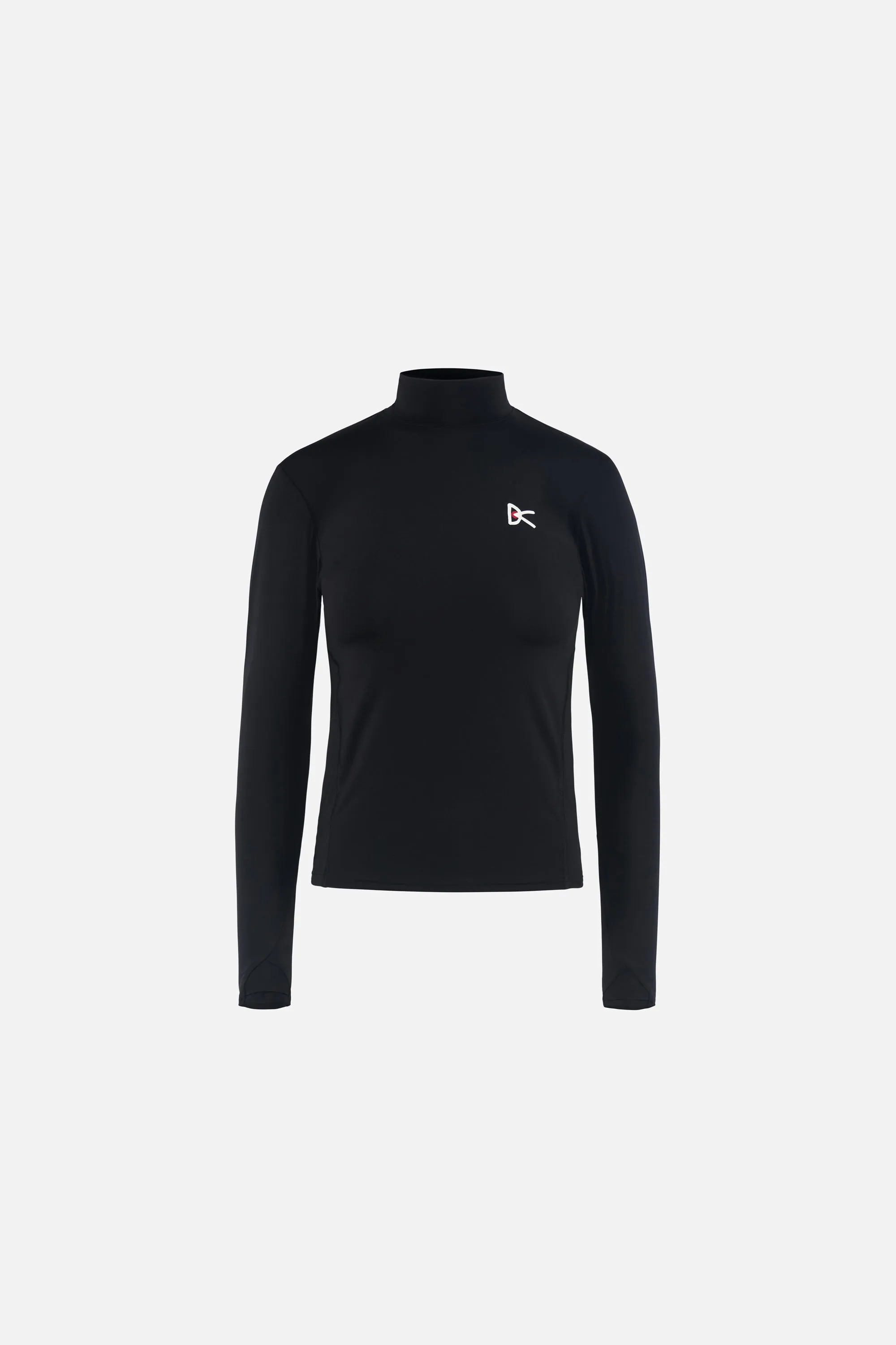 Paneled Long Sleeve Tee, Black sold by District Vision