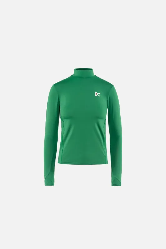 Paneled Long Sleeve Tee, Spring Green sold by District Vision