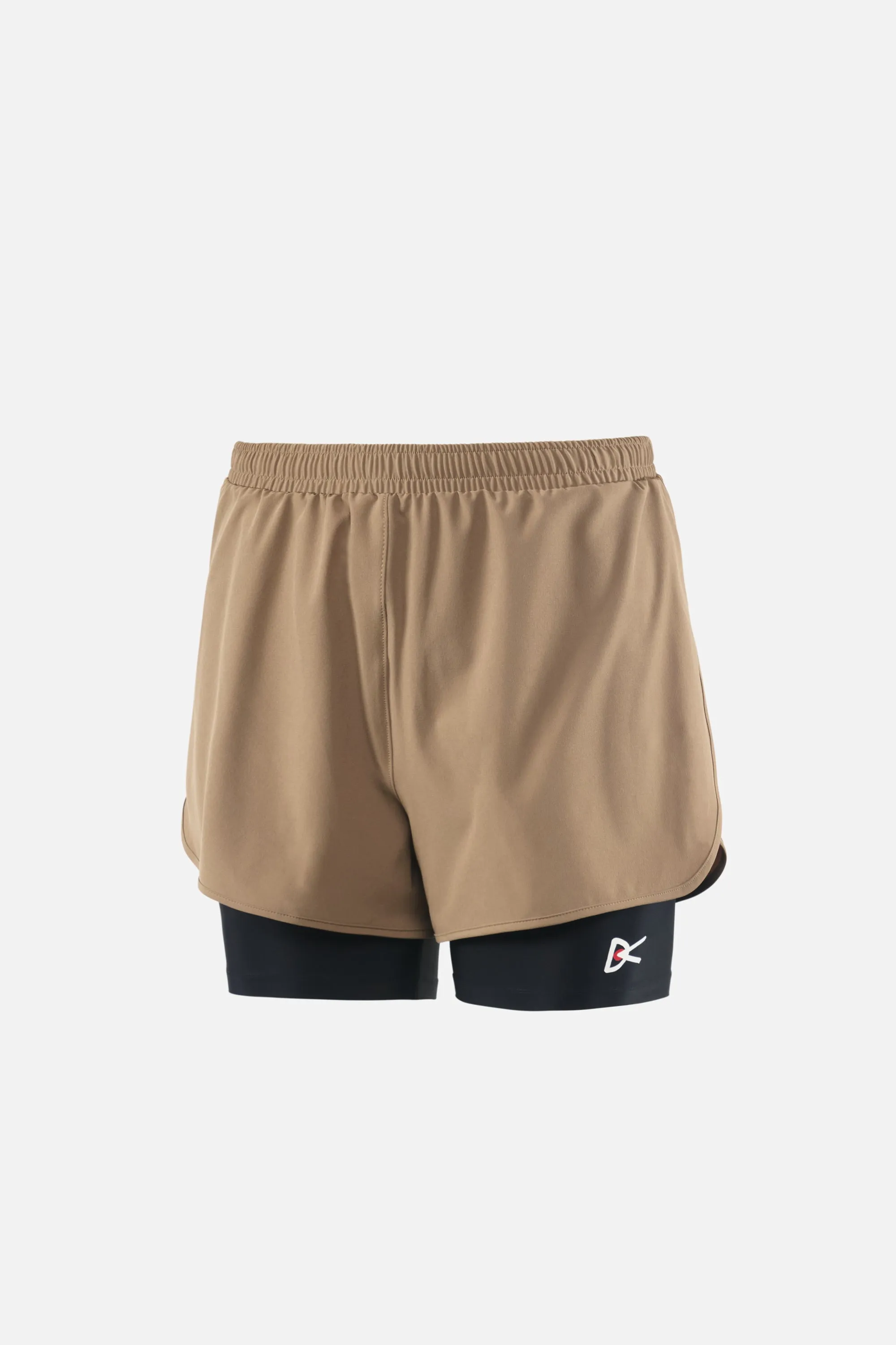 Layered Trail Shorts, Morel/Black sold by District Vision