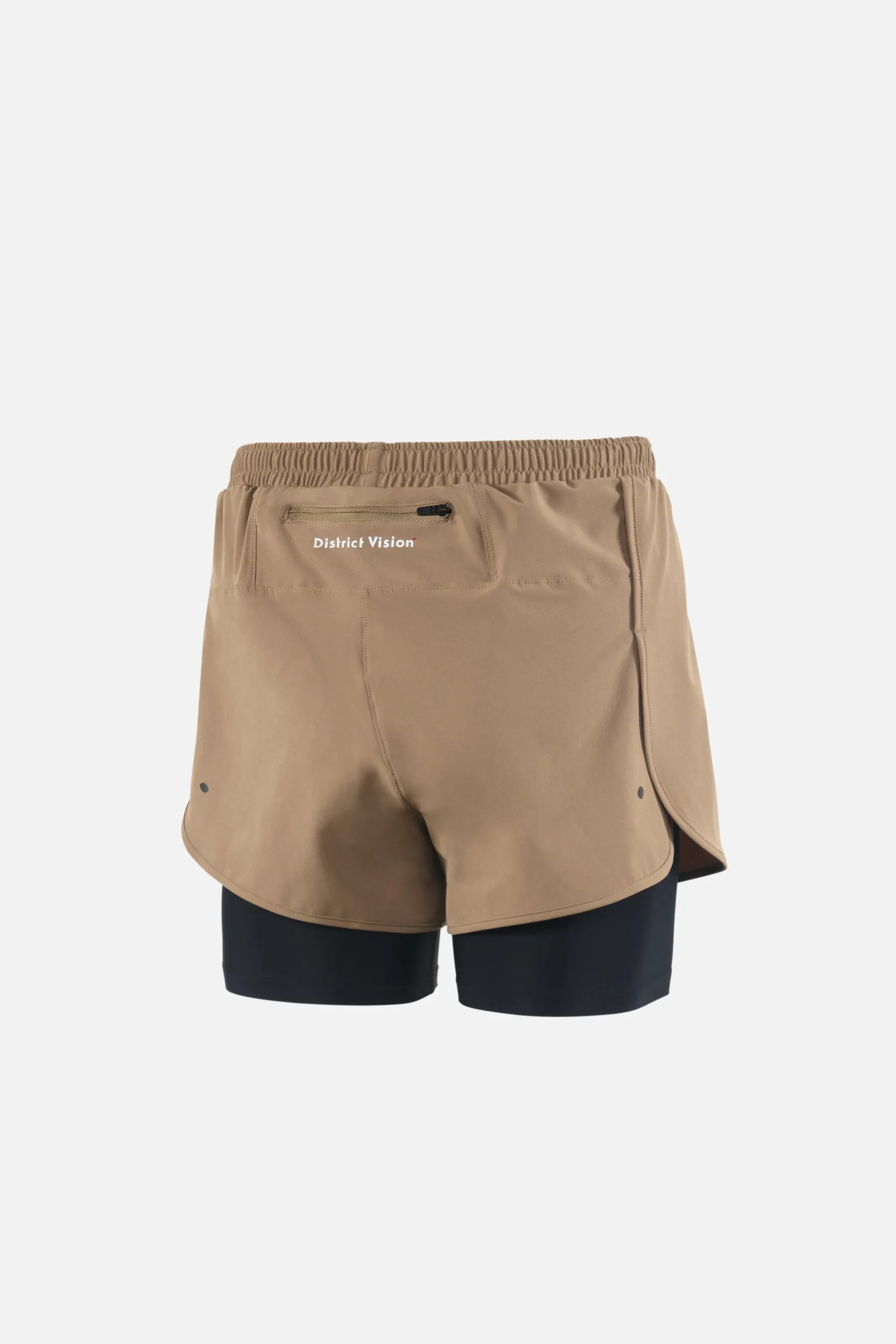 Layered Trail Shorts, Morel/Black sold by District Vision product image thumbnail 2