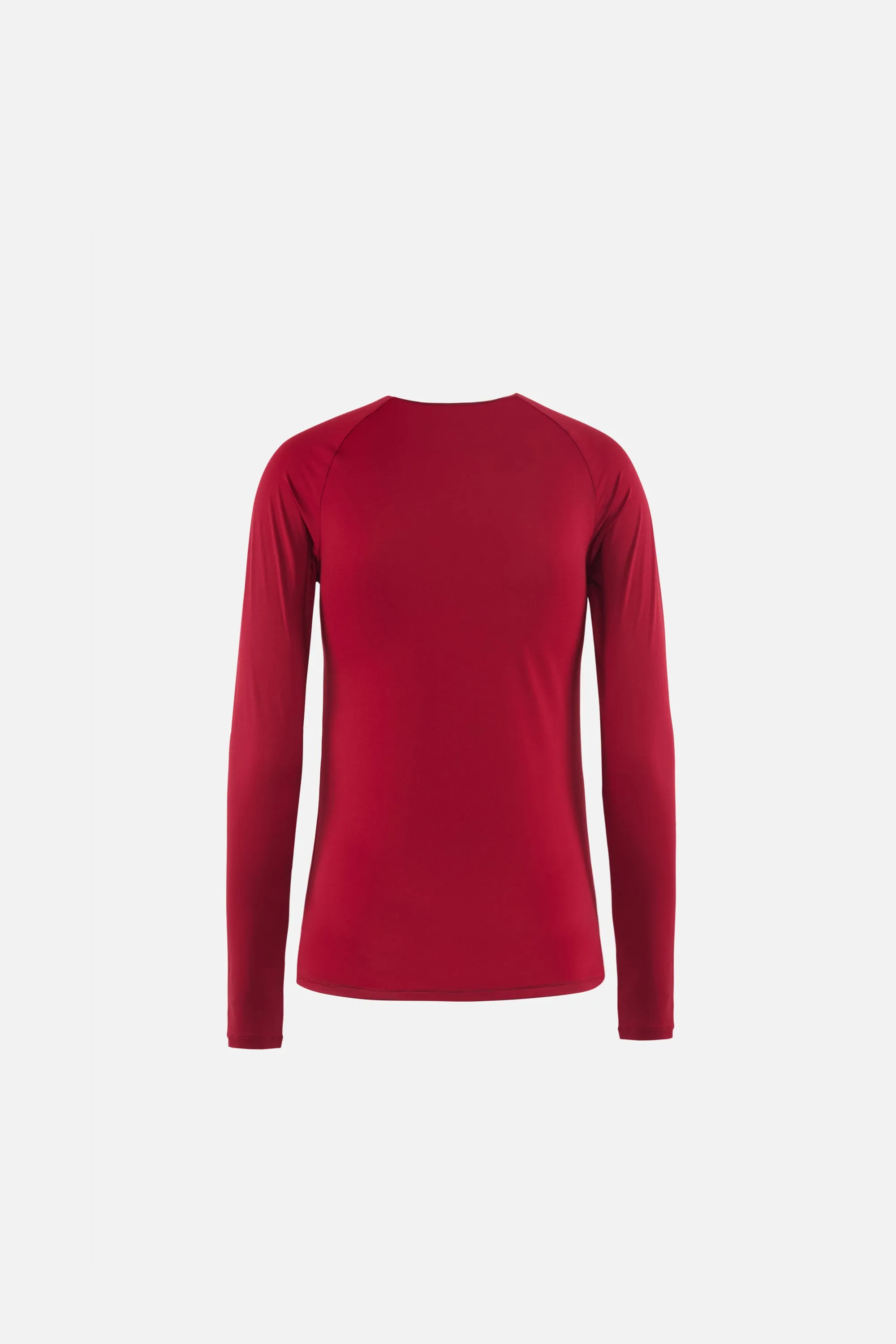 Ultralight Aloe Long Sleeve Fitted Tee, Cardinal sold by District Vision product image thumbnail 2