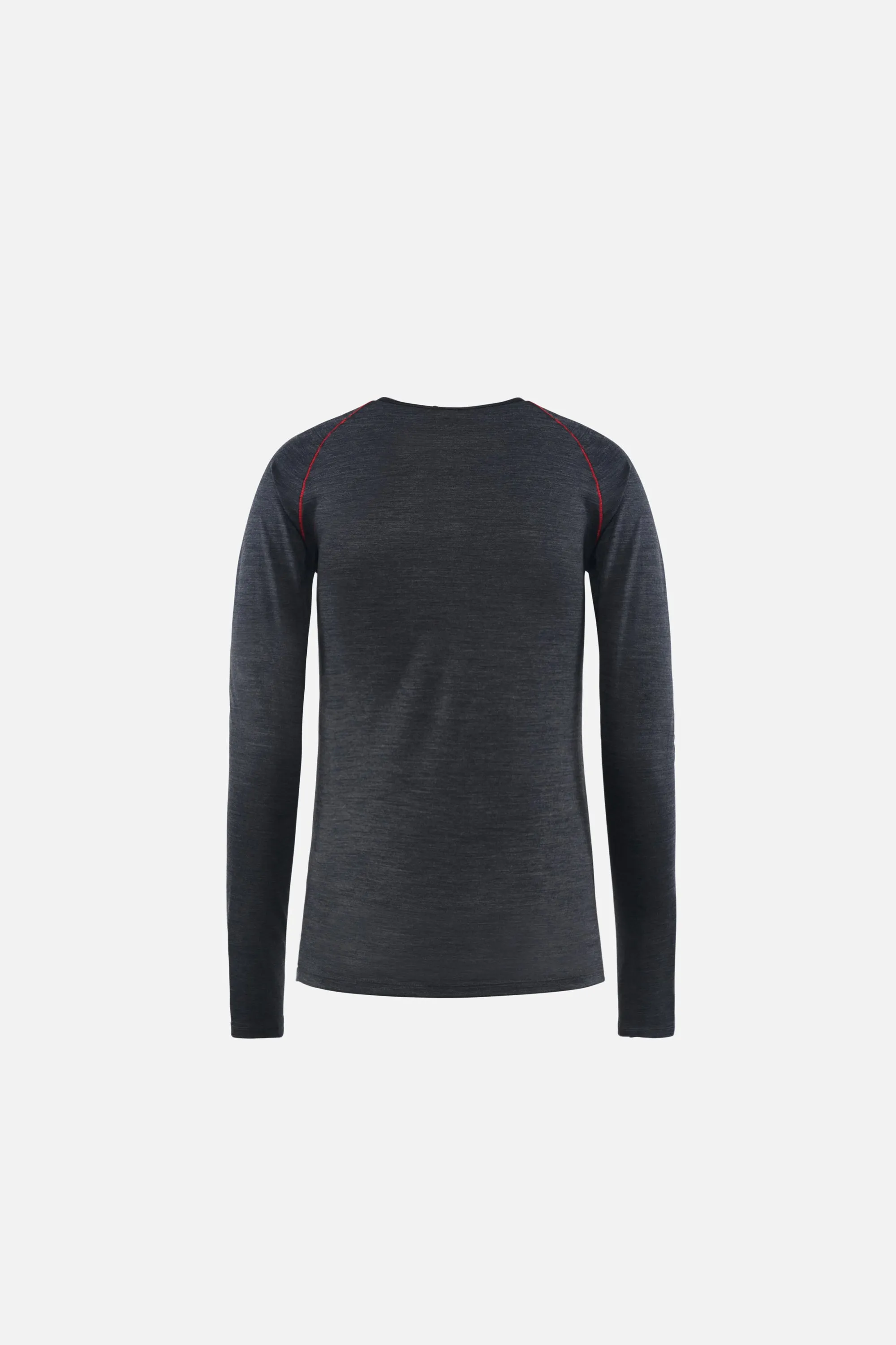 Merino Long Sleeve Fitted Tee, Dark Heather sold by District Vision product image thumbnail 2