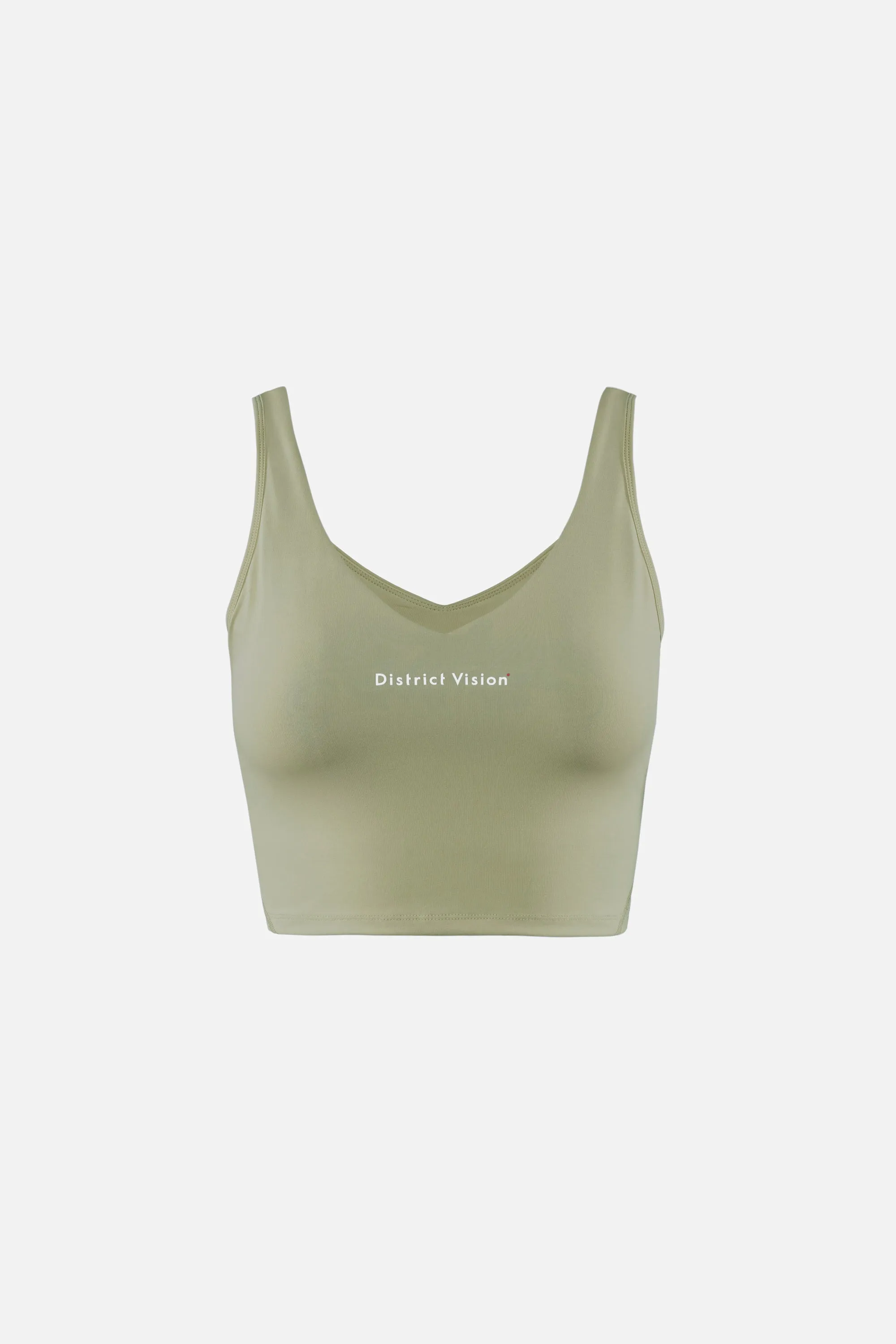 Twin Layer Long Line Bra, Ash sold by District Vision