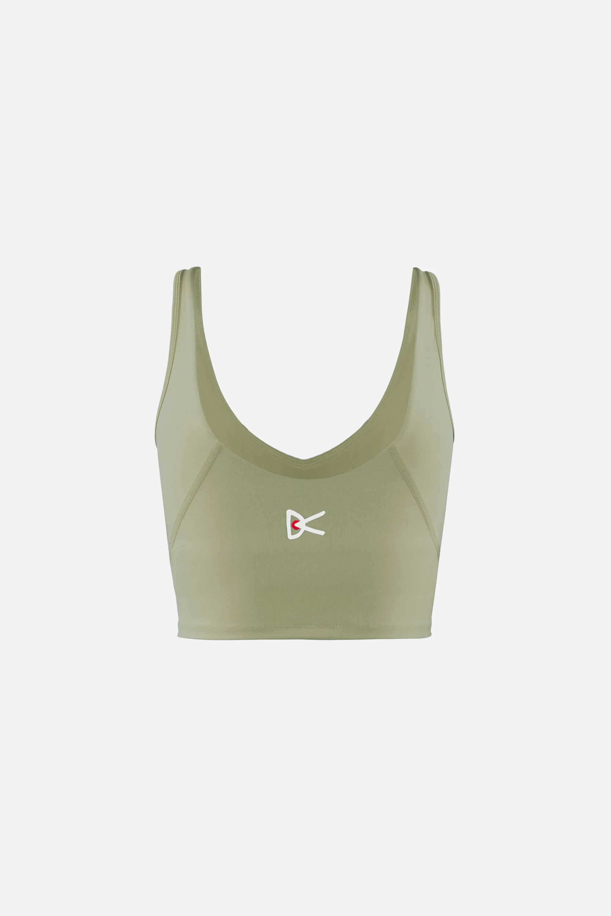 Twin Layer Long Line Bra, Ash sold by District Vision product image thumbnail 2