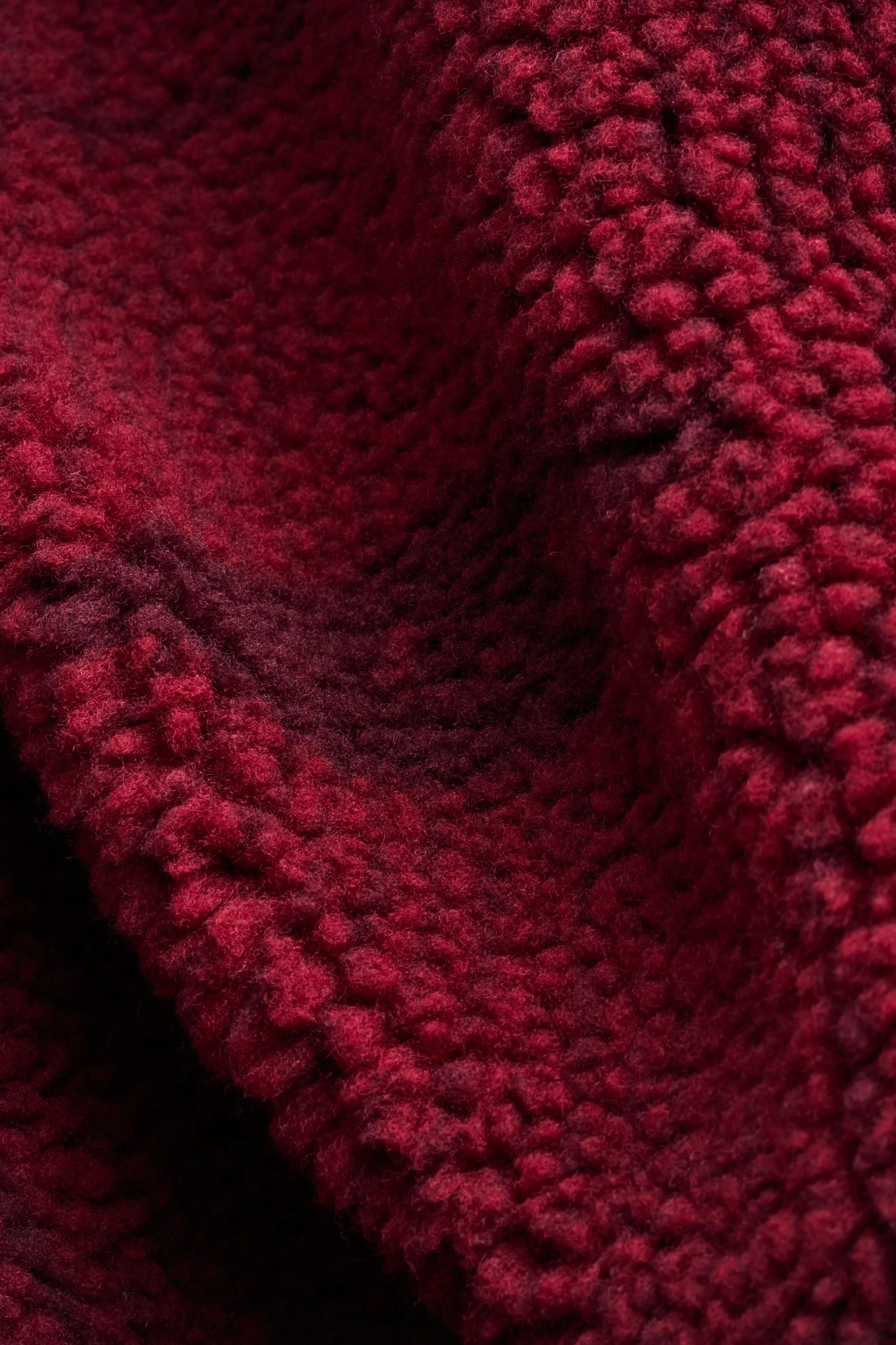Cropped Pile Fleece, Hollow Visions sold by District Vision product image thumbnail 5