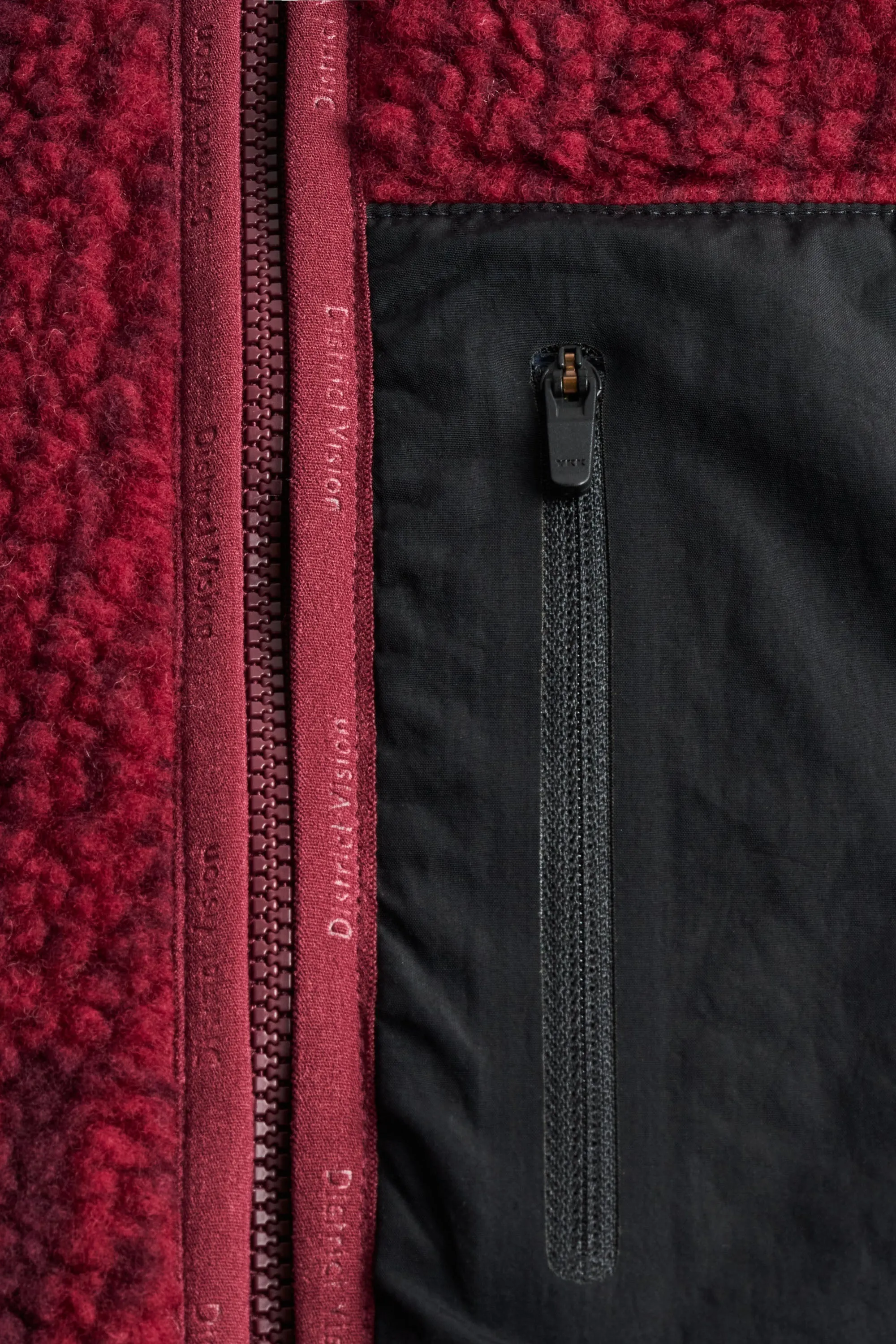 Cropped Pile Fleece, Hollow Visions sold by District Vision product image thumbnail 4