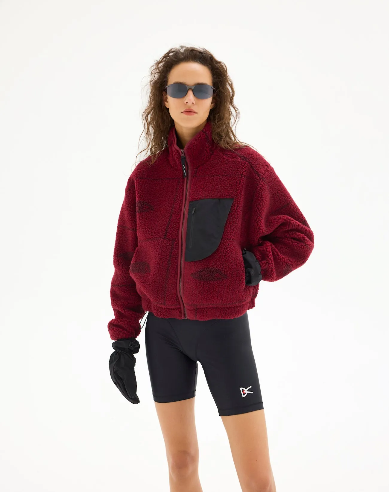 Cropped Pile Fleece, Hollow Visions sold by District Vision product image thumbnail 3