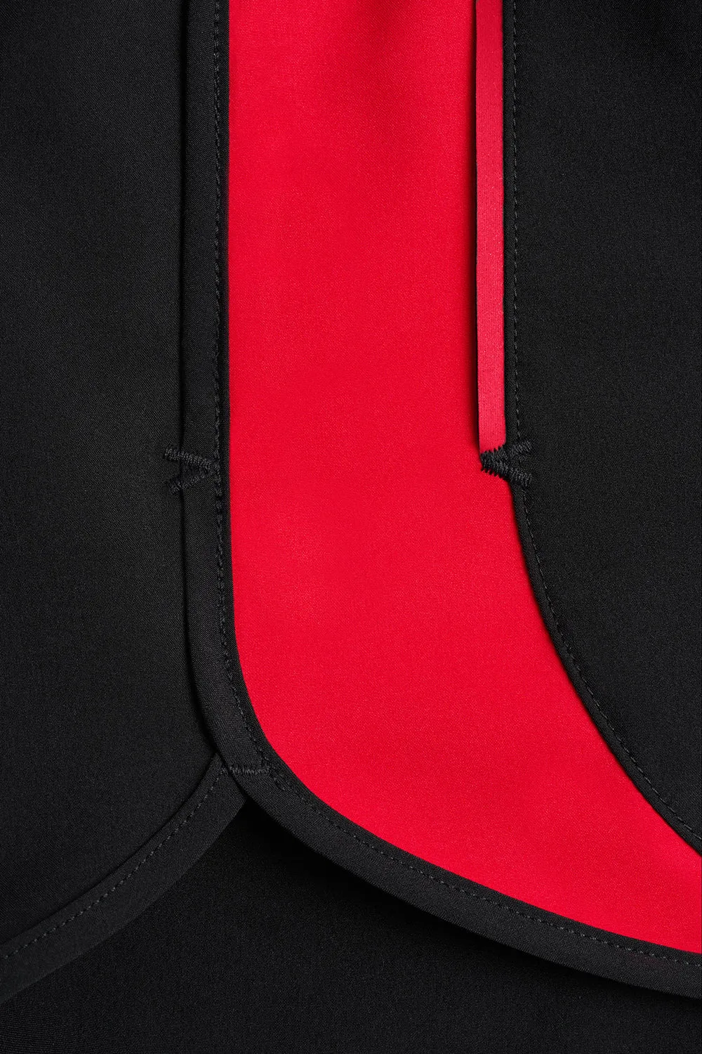 2in Paneled Training Shorts, Black/Team Red sold by District Vision product image thumbnail 4