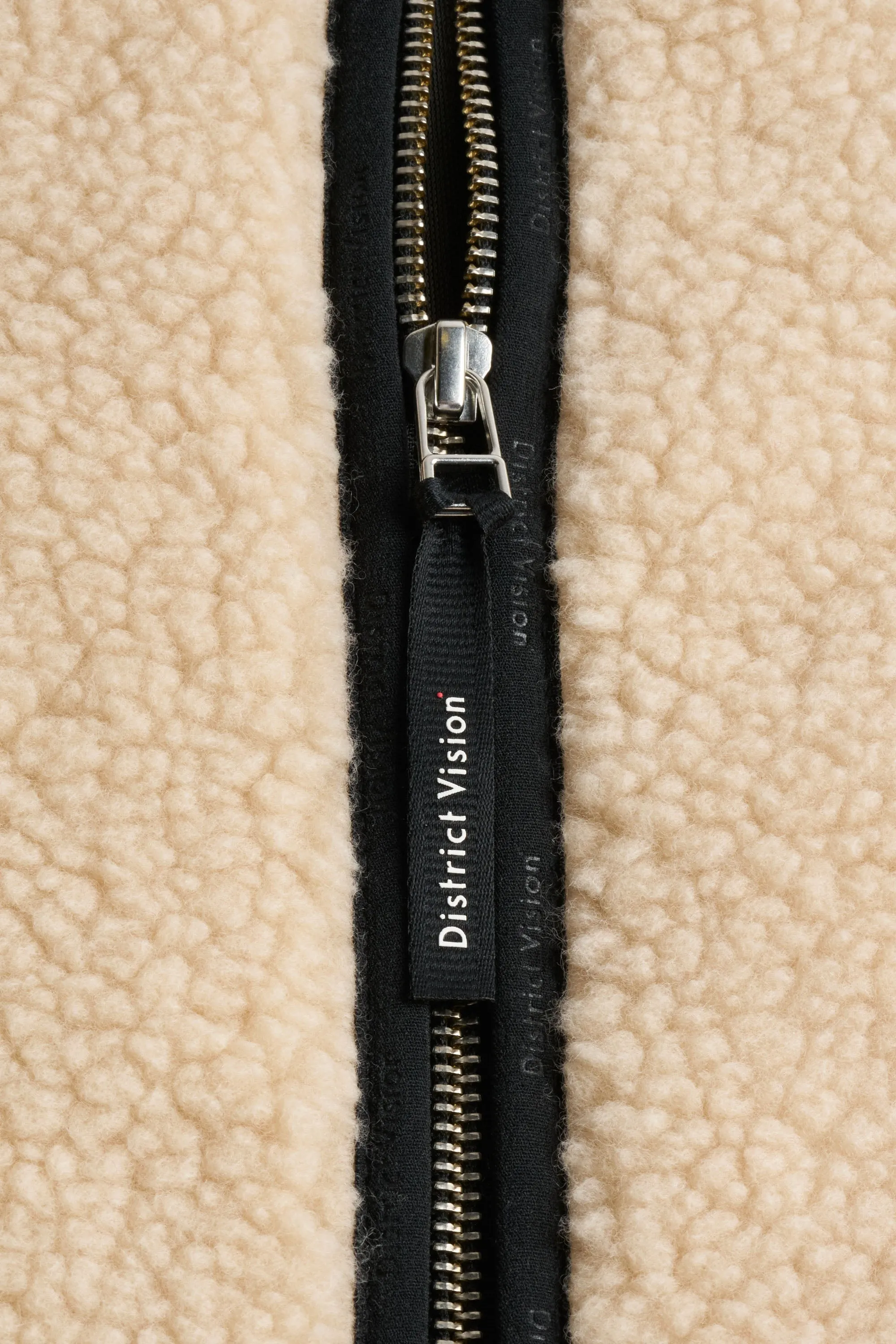 Heavyweight Half-Zip Pile Fleece, Quartz sold by District Vision product image thumbnail 4