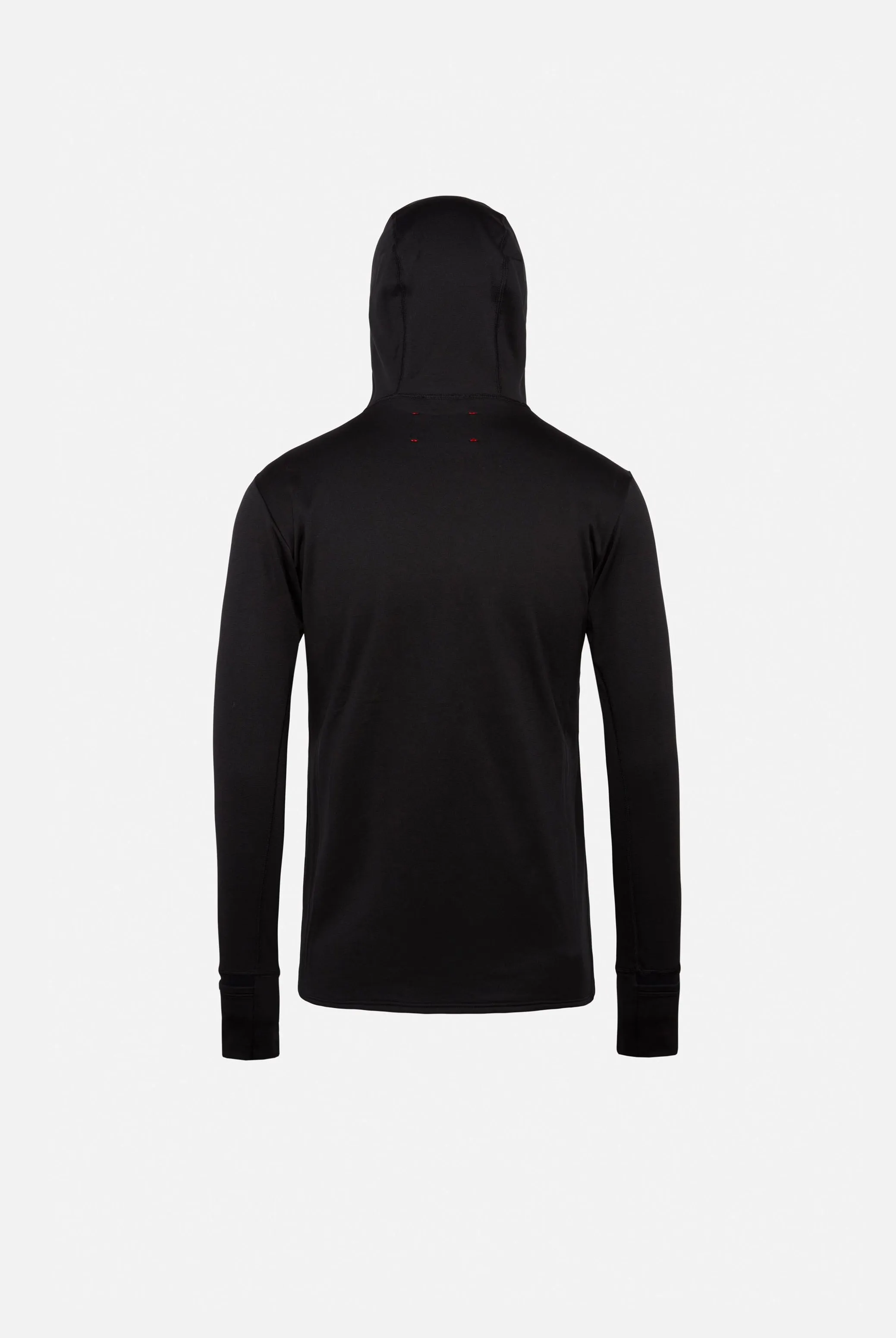 Hooded Grid Fleece, Black sold by District Vision product image thumbnail 2