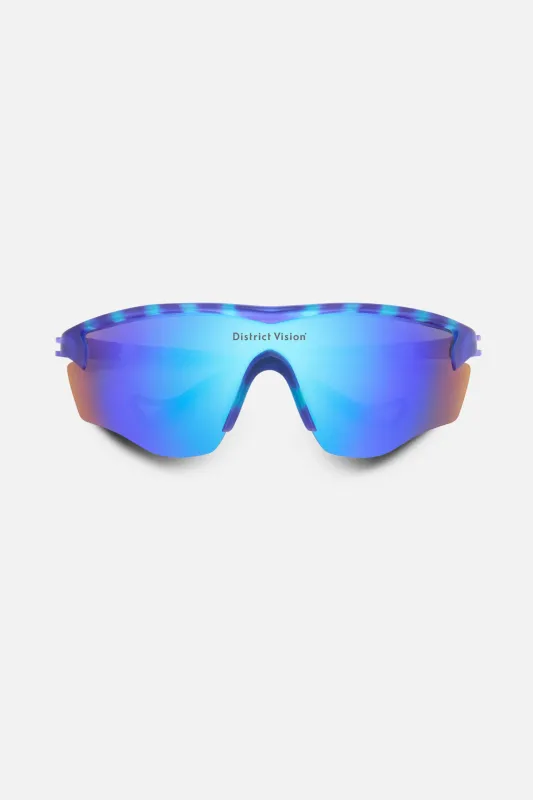 Junya Racer Violet Tortoise, D+ Indigo Mirror made by District Vision
