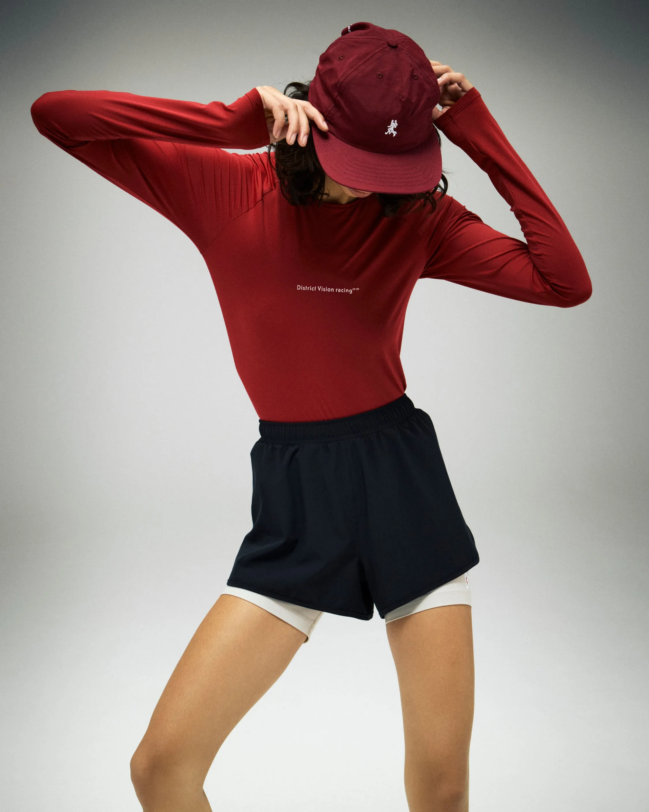 5 Panel Nylon Hat, Maroon sold by District Vision product image thumbnail 3