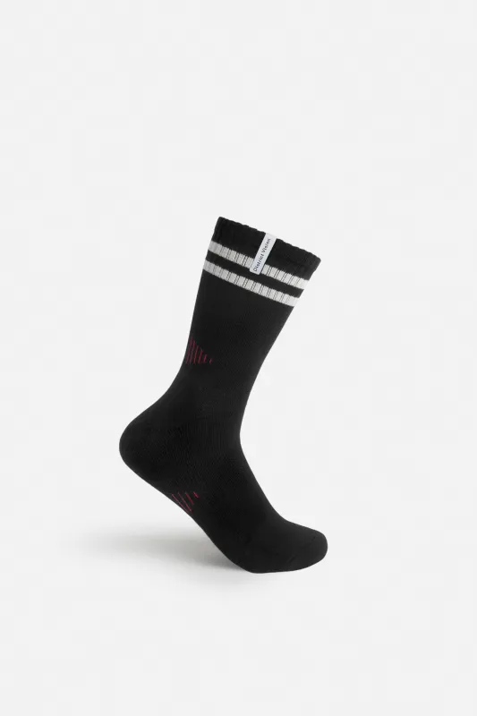 Japanese Organic Cotton Socks, Black made by District Vision