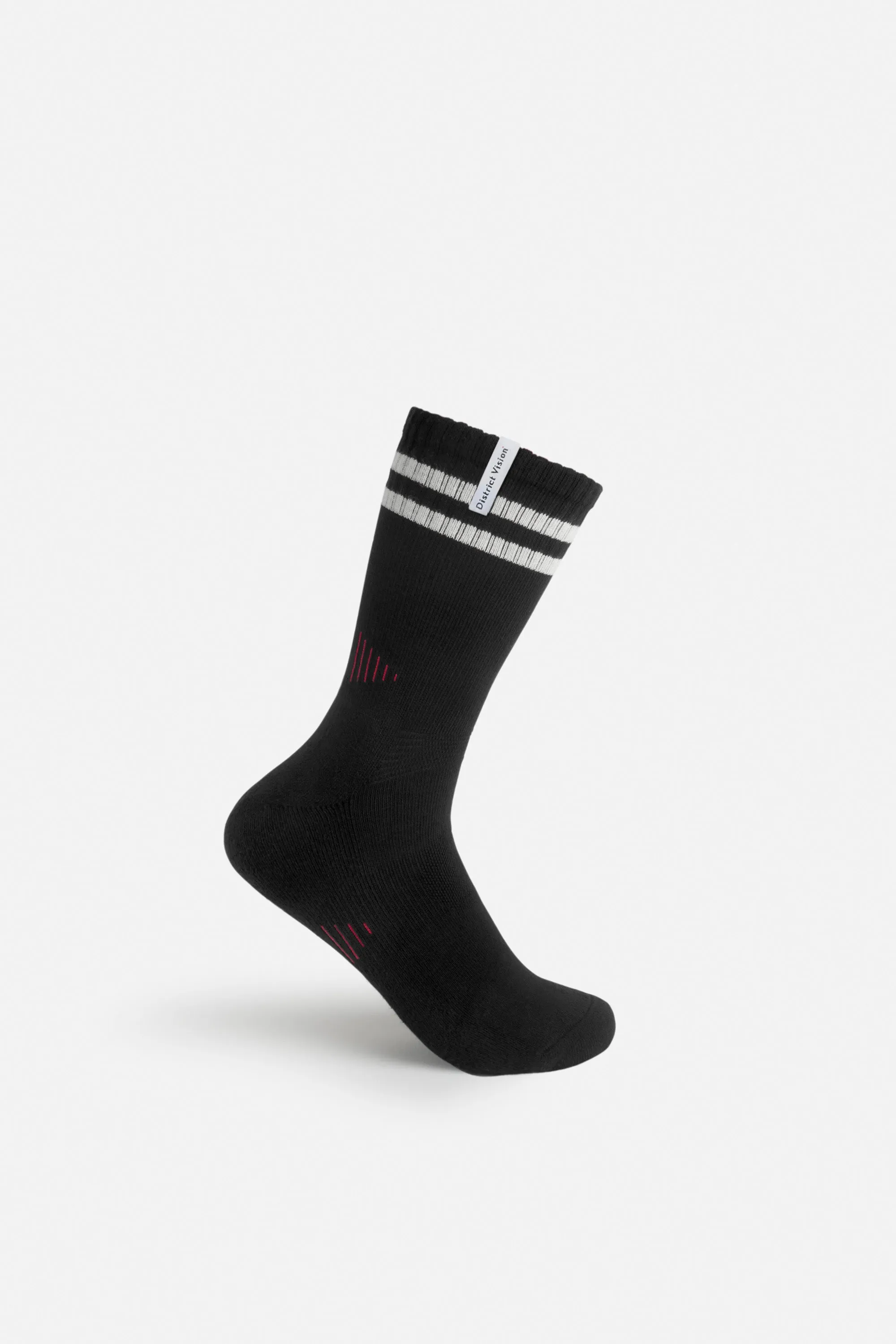 Japanese Organic Cotton Socks, Black sold by District Vision