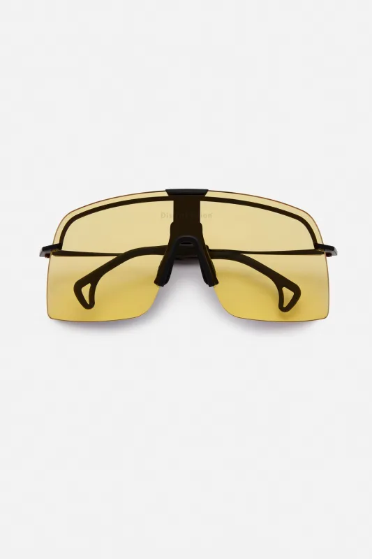 Yusuke Alpine Blade Ti Black, D+ Sports Yellow made by District Vision