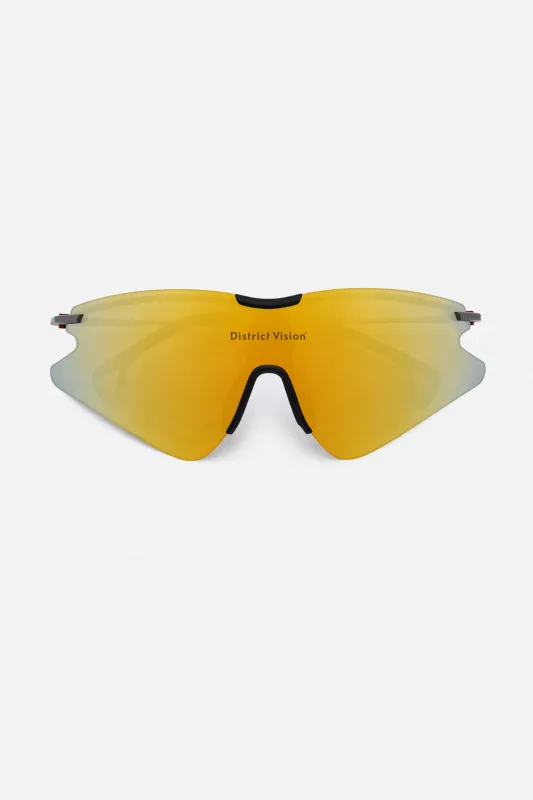 Kohei Aero Blade Ti Graphite, D+ Amber Mirror made by District Vision