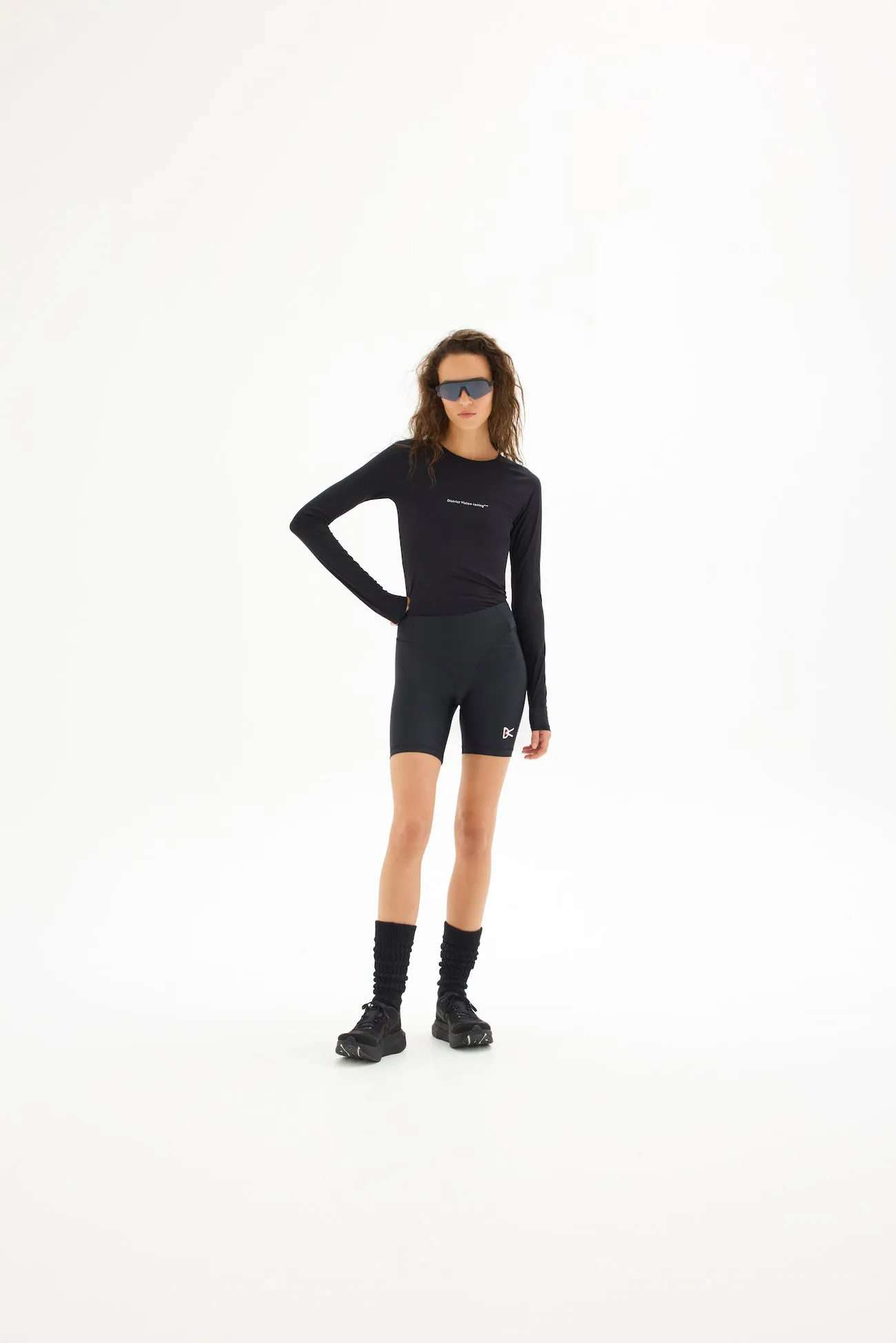 Aloe Long Sleeve Fitted Tee, Black sold by District Vision product image thumbnail 3