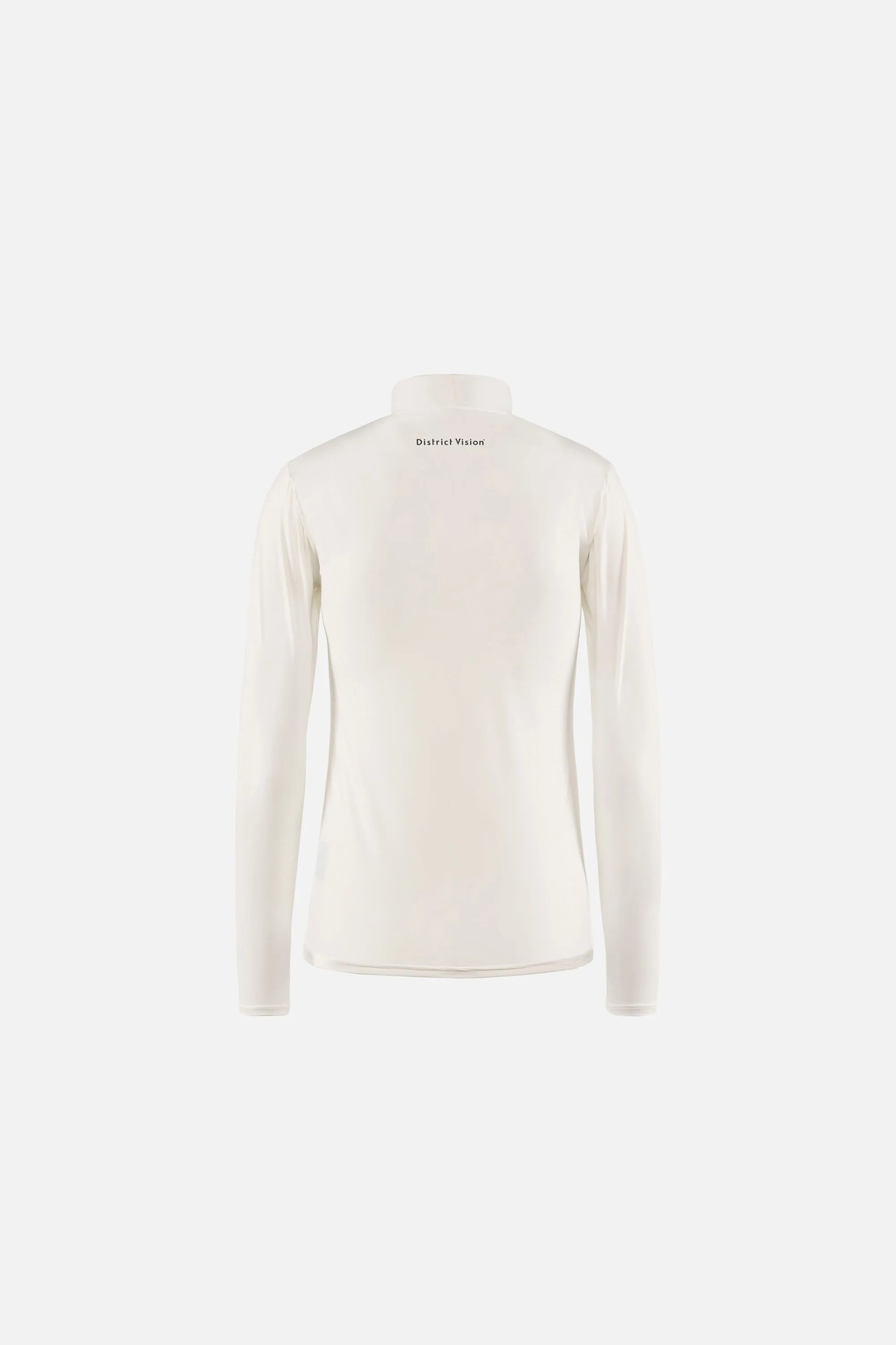 Paneled Long Sleeve Mock Tee, Lunar White sold by District Vision product image thumbnail 2