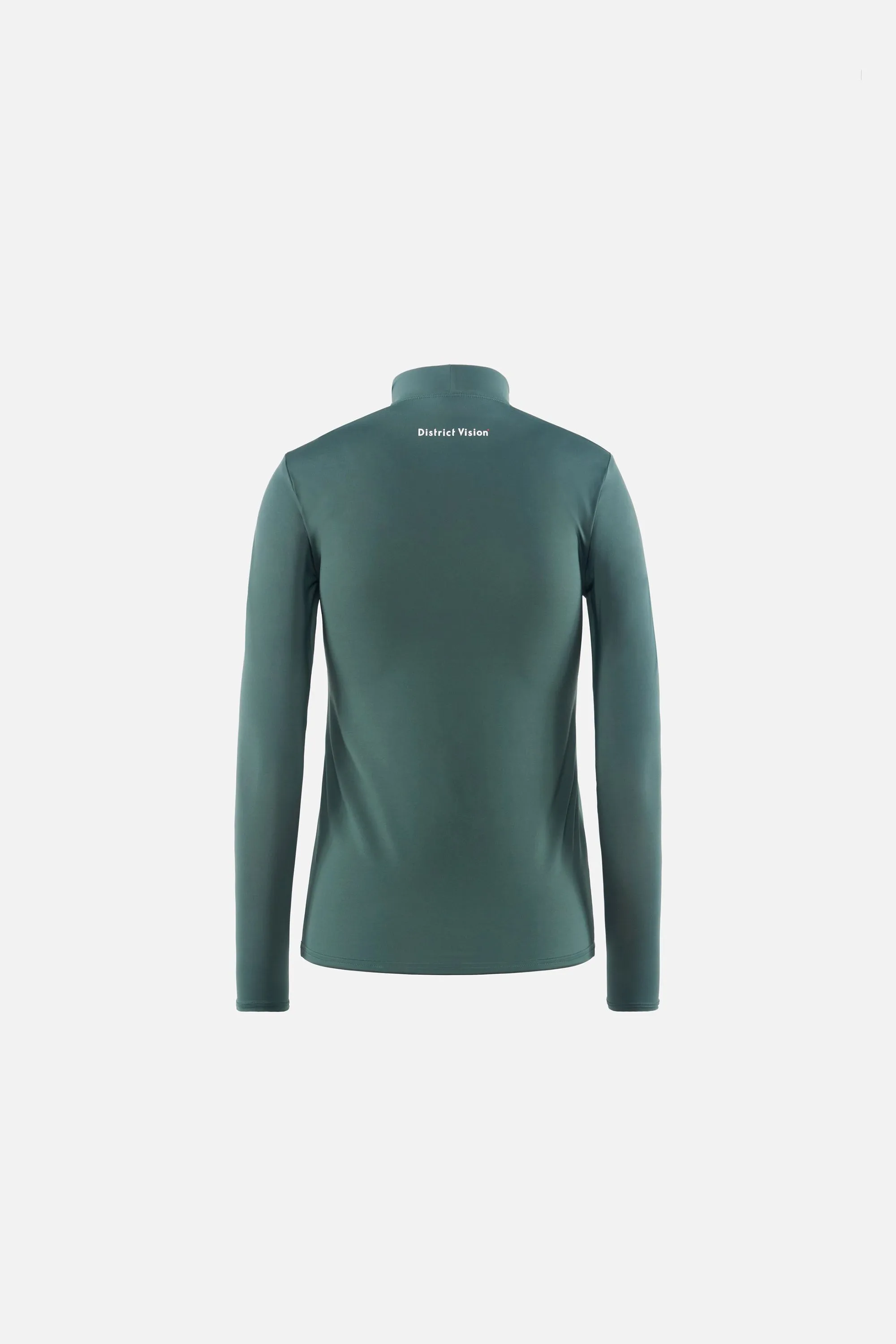 Paneled Long Sleeve Mock Tee, Spruce sold by District Vision product image thumbnail 2