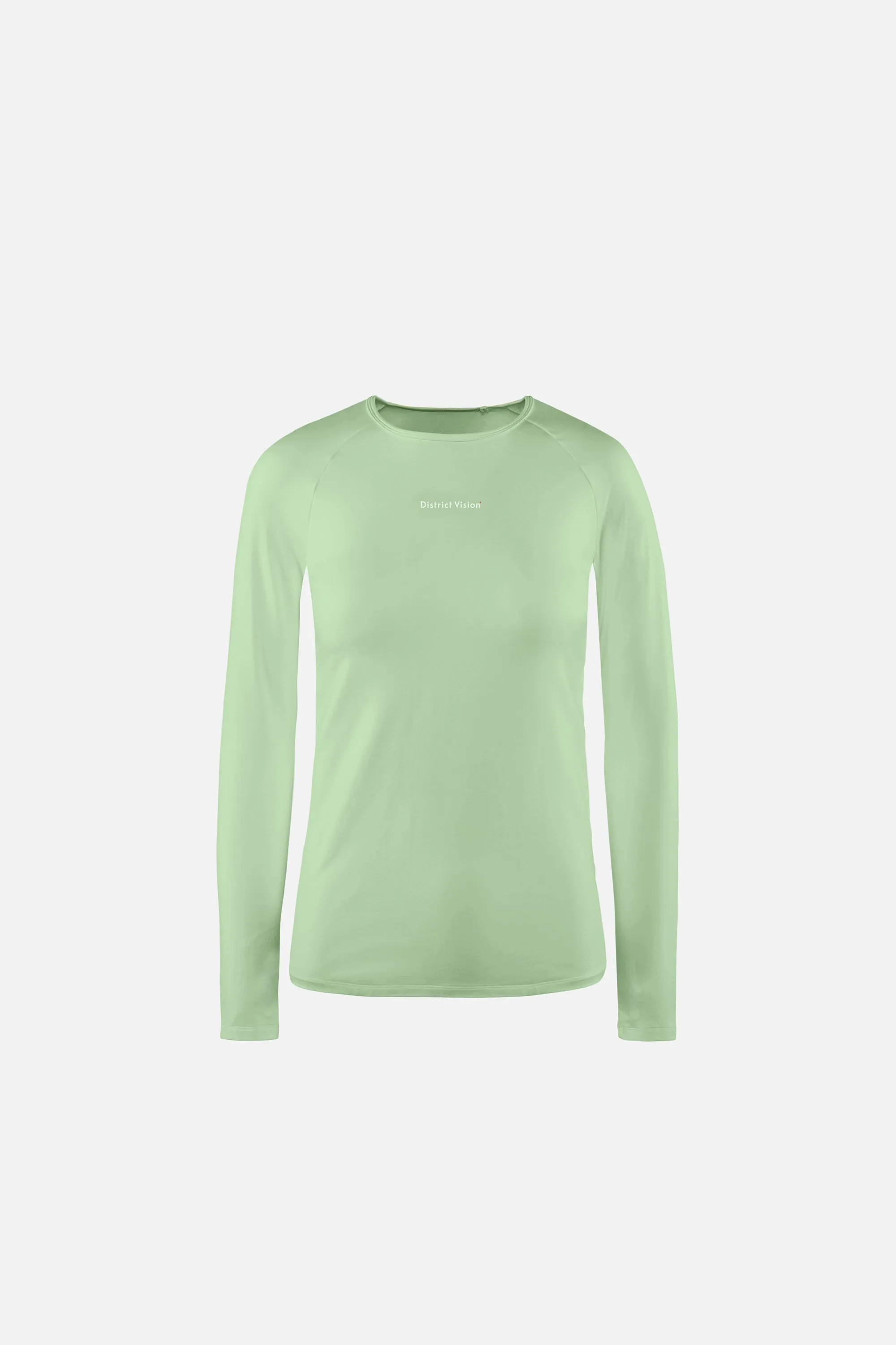 Aloe Long Sleeve Fitted Tee, Pistachio sold by District Vision