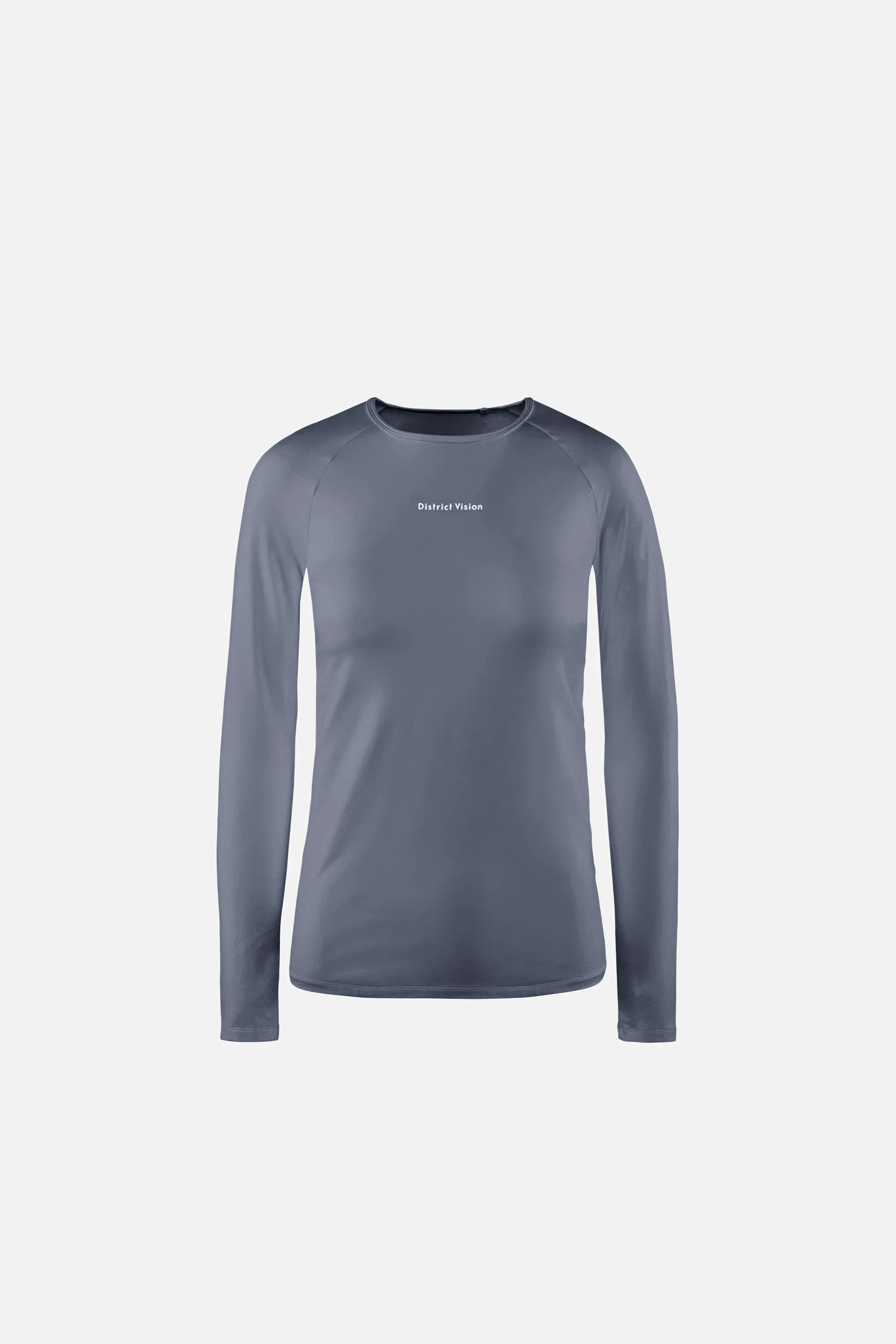 Aloe Long Sleeve Fitted Tee, Marine sold by District Vision