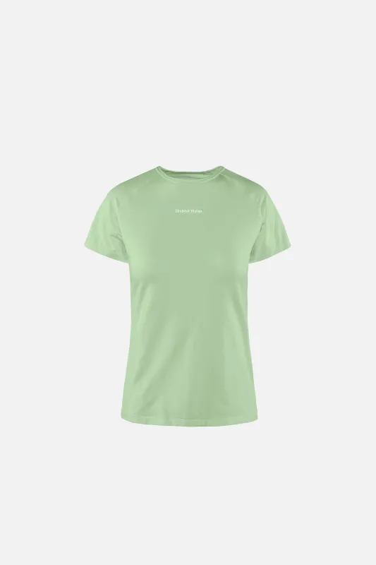 Aloe Short Sleeve Fitted Tee, Pistachio sold by District Vision