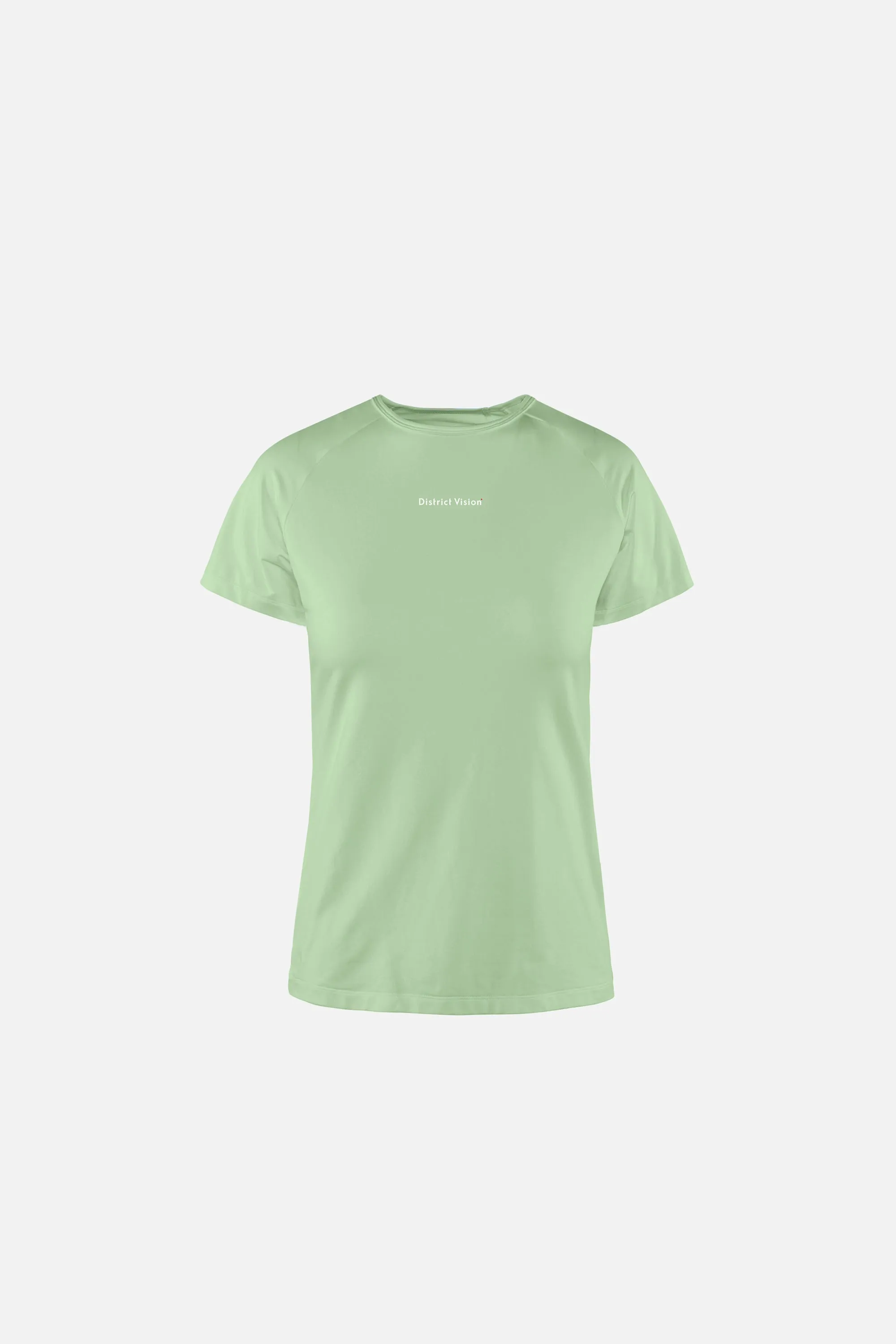 Aloe Short Sleeve Fitted Tee, Pistachio sold by District Vision