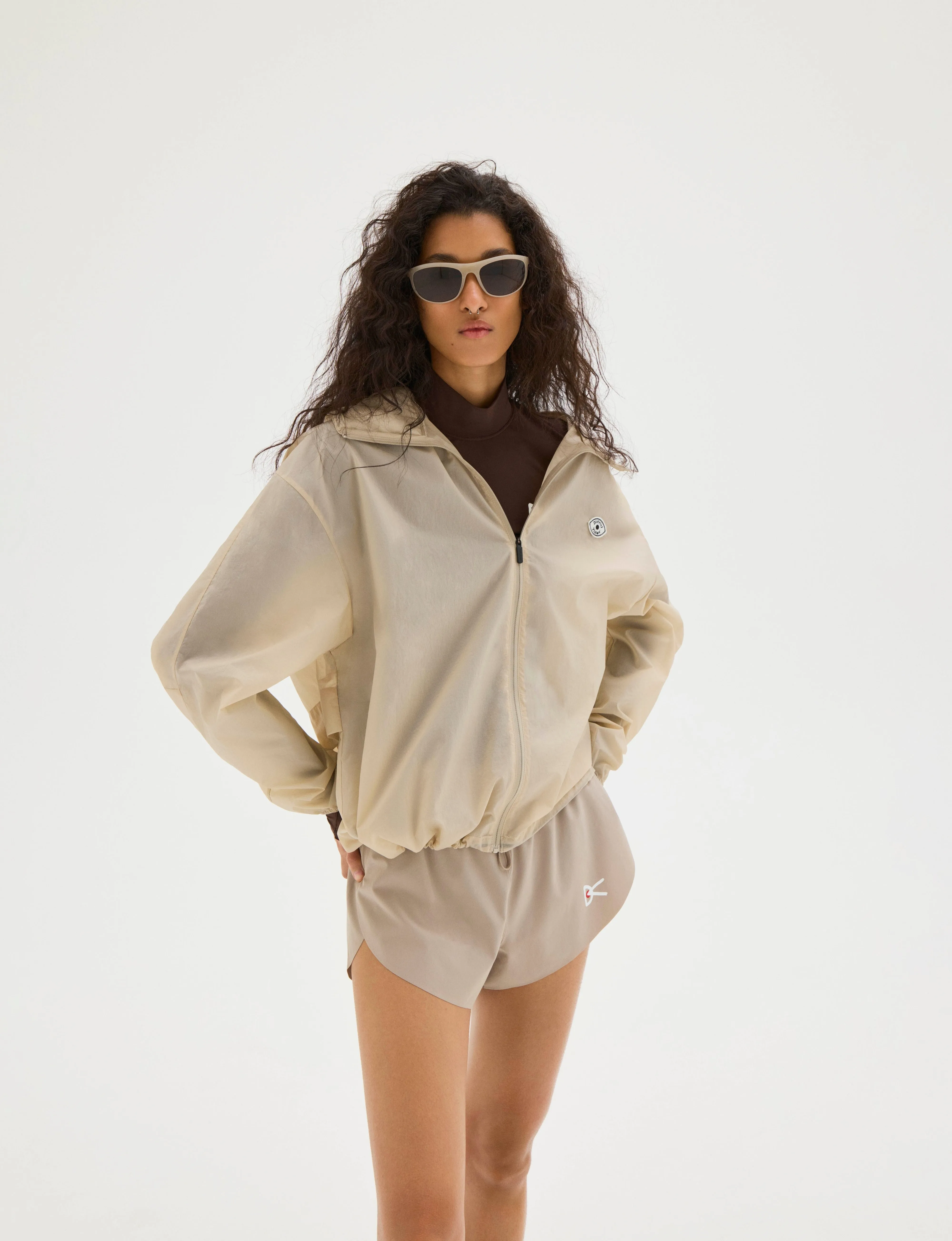 3in Split Shorts, Khaki sold by District Vision product image thumbnail 3