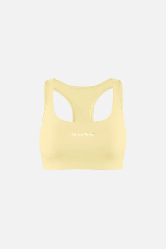 Twin Layer Medium Support Bra, Chamomile sold by District Vision