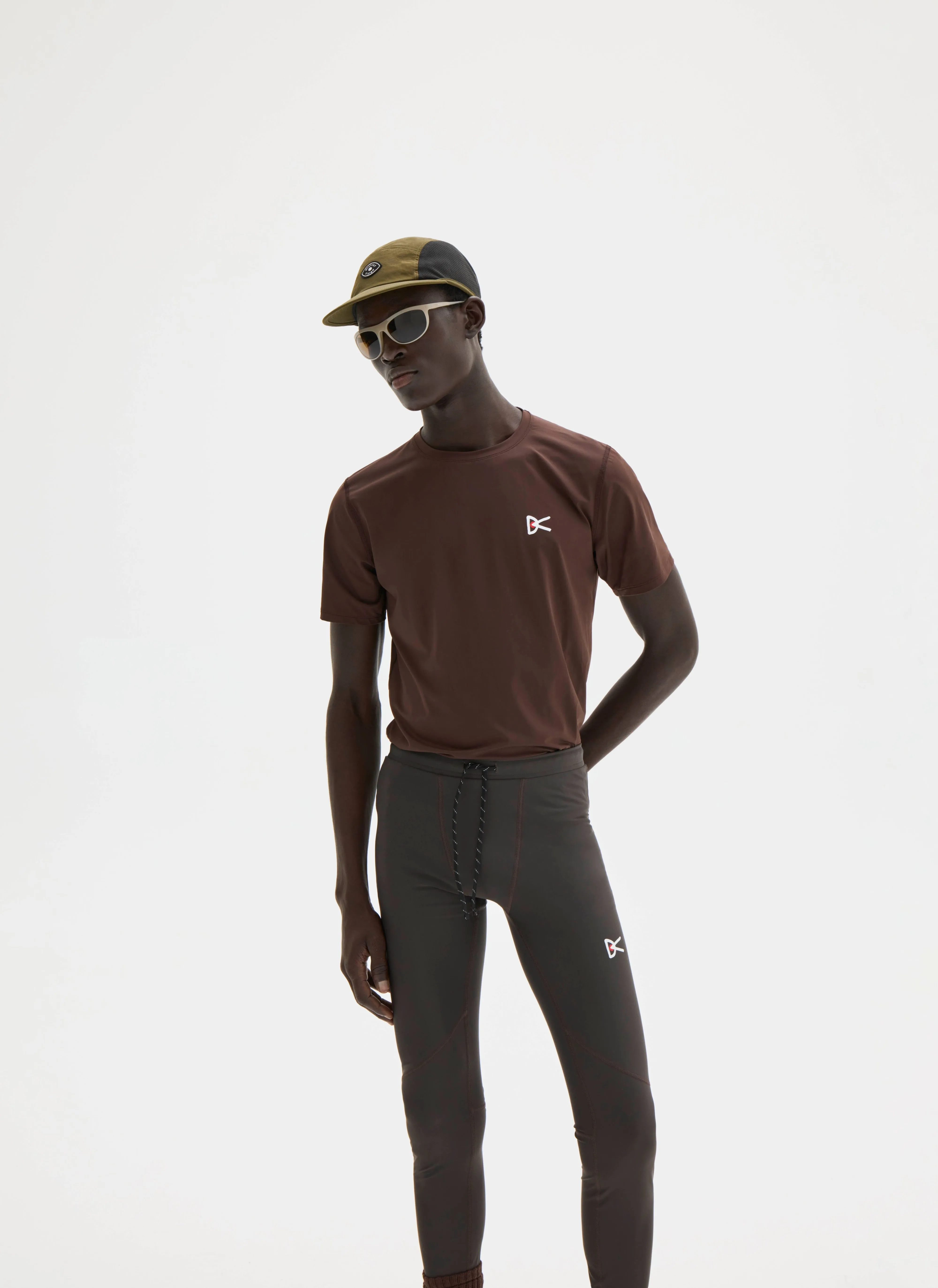 Full-Length Recycled Tights, Slate Brown sold by District Vision product image thumbnail 4