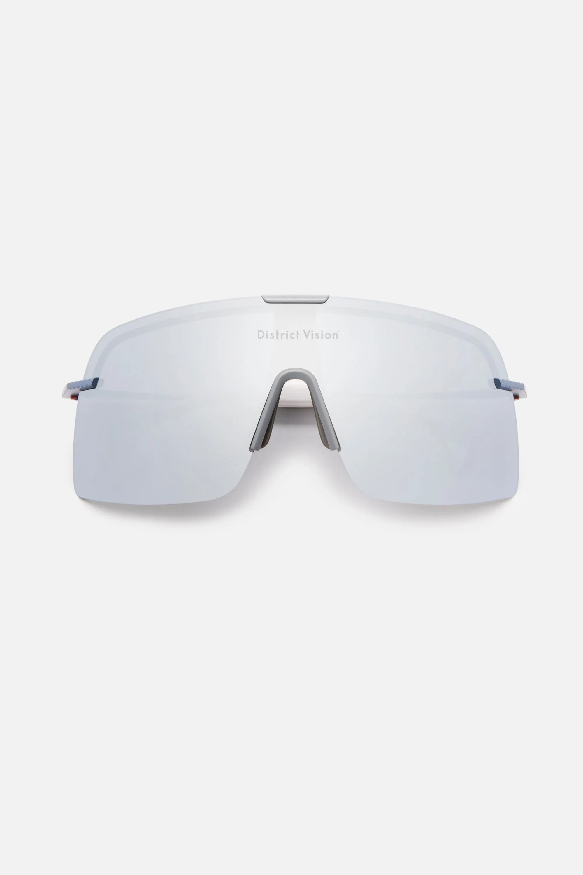 Yusuke Alpine Blade Ti Cool Gray, D+ Silver Flash Mirror sold by District Vision