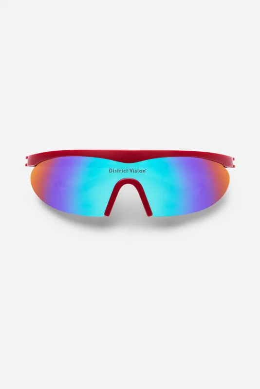 Koharu Eclipse Metallic Red, D+ Blue Mirror sold by District Vision