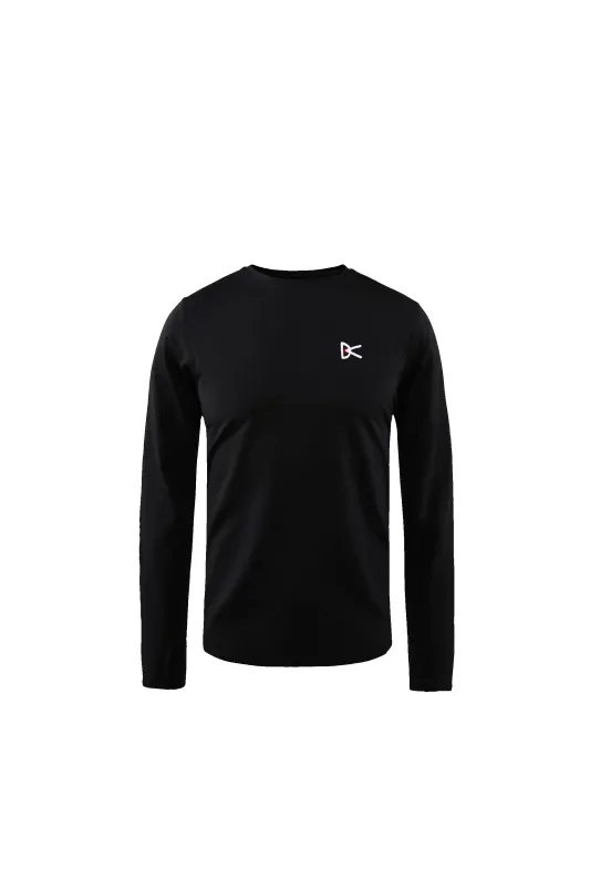 Lightweight Long Sleeve Tee, Black sold by District Vision