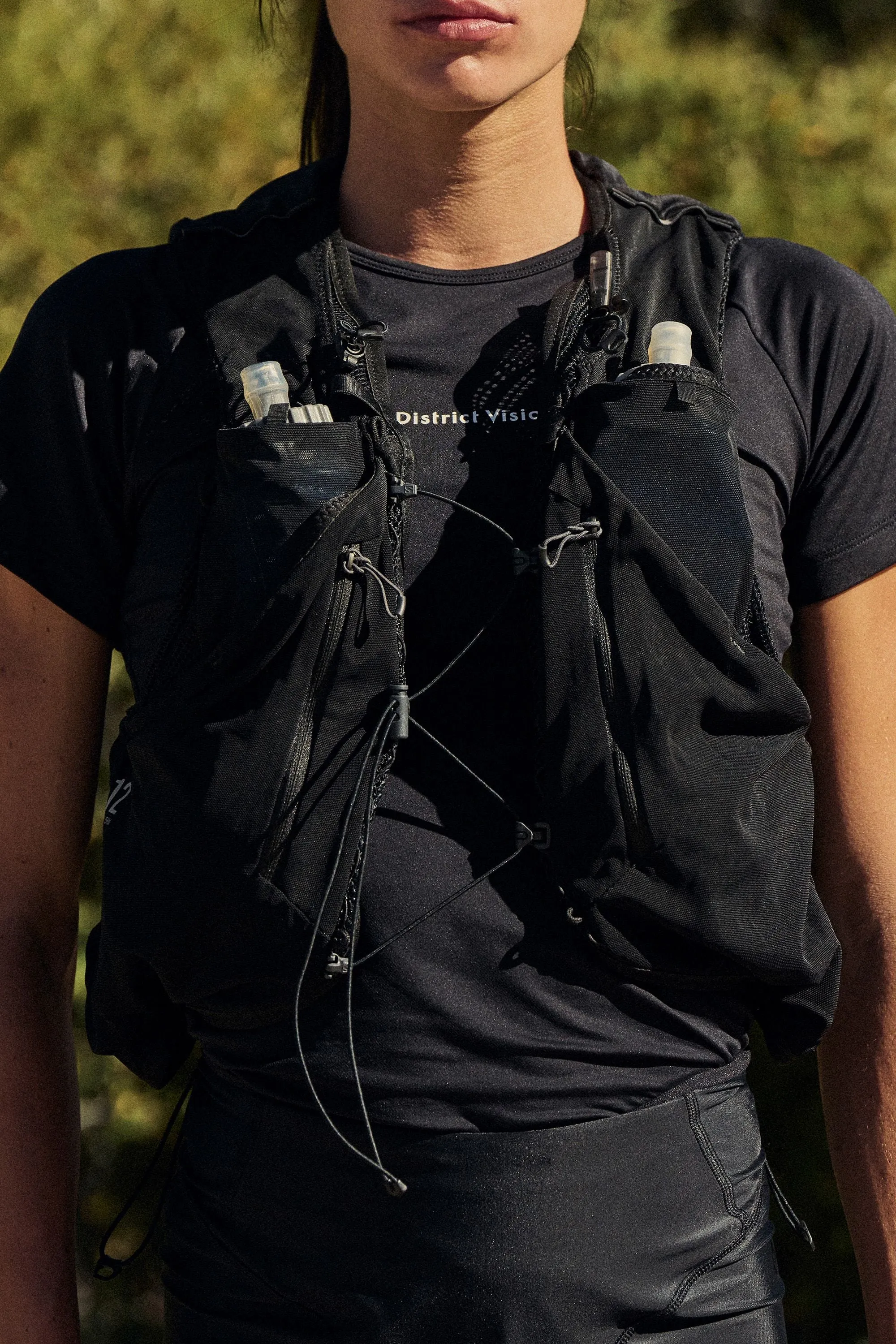 Lightweight Short Sleeve Fitted Tee, Black sold by District Vision product image thumbnail 3