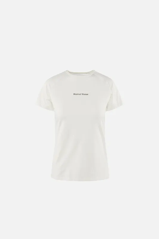 Lightweight Short Sleeve Fitted Tee, Lunar White made by District Vision