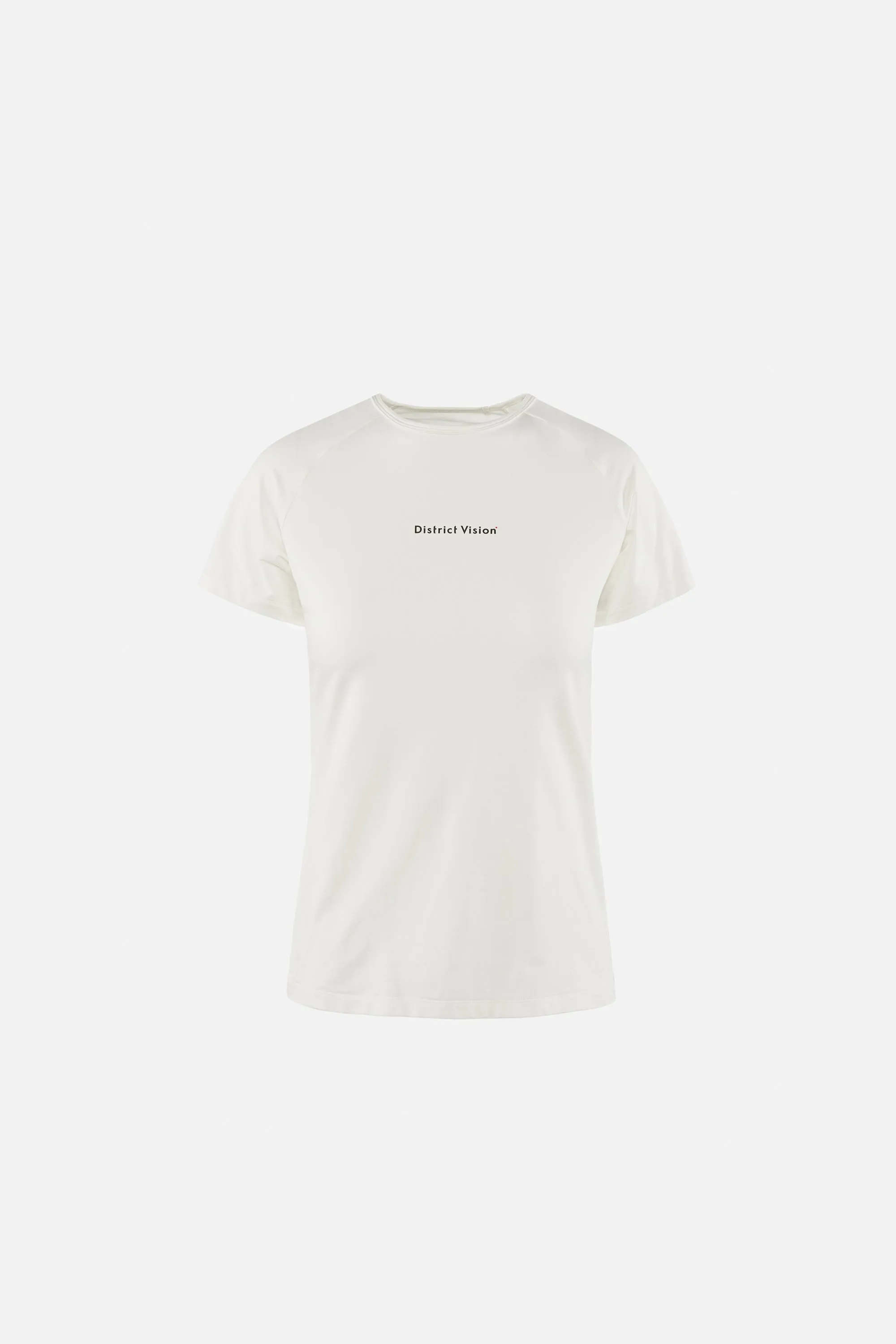 Lightweight Short Sleeve Fitted Tee, Lunar White sold by District Vision