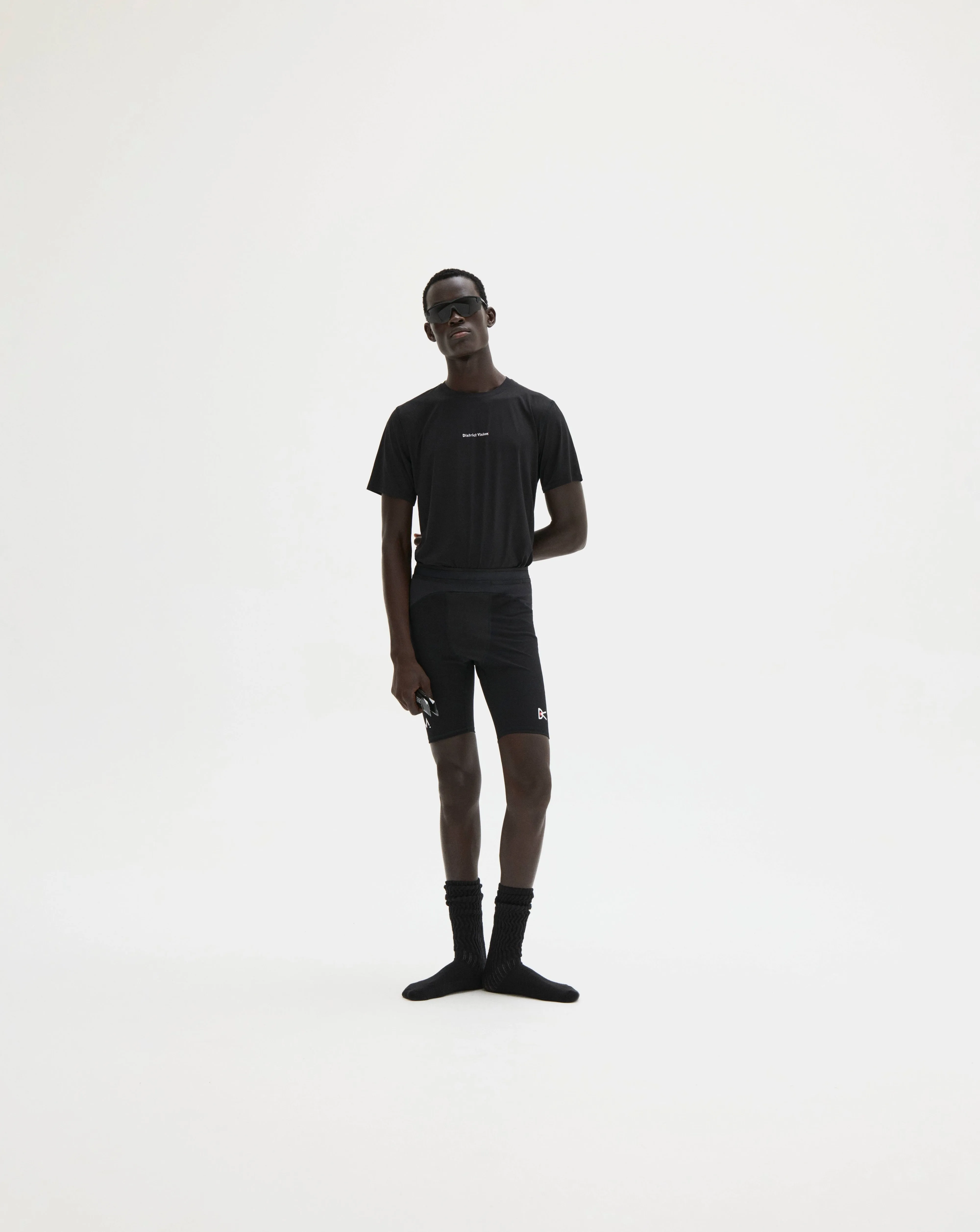 Ultralight Aloe Short Sleeve Tee, Black Wordmark sold by District Vision product image thumbnail 3