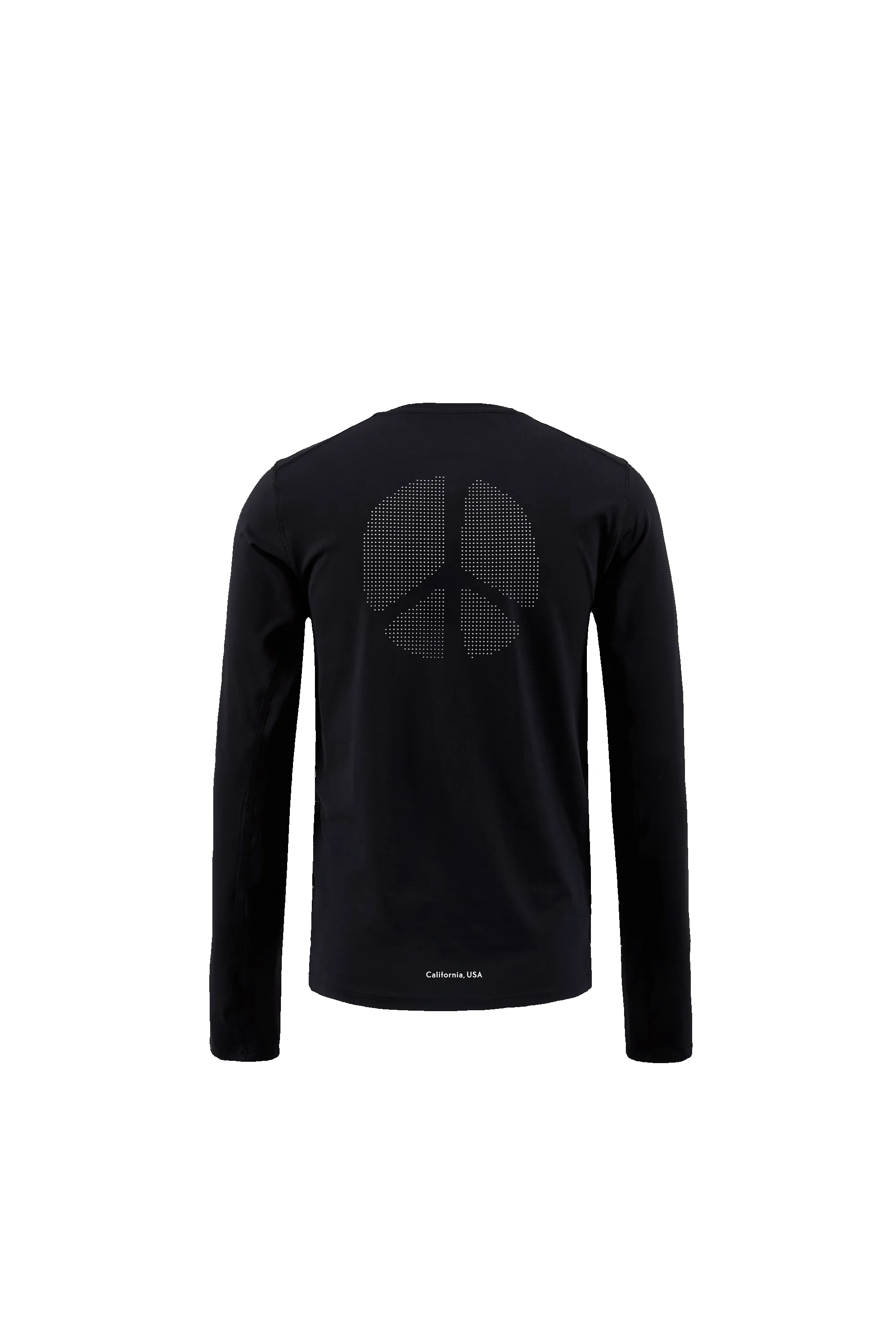 Ultralight Aloe Long Sleeve Tee, Black Wordmark sold by District Vision product image thumbnail 2