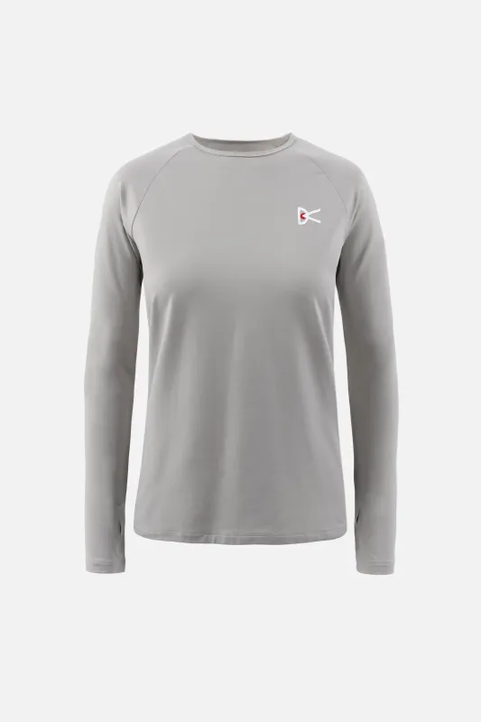 Lightweight Long Sleeve Fitted Tee, Stone made by District Vision