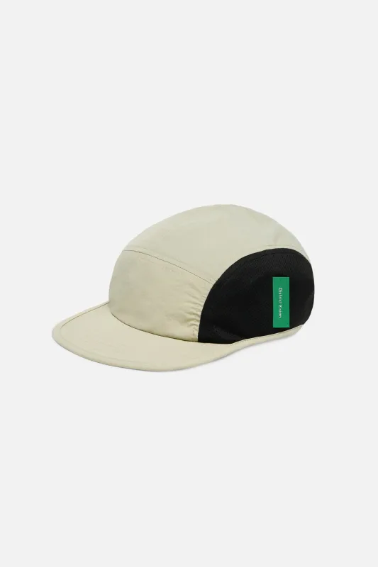 Performance Paneled Mesh Hat, Sand sold by District Vision