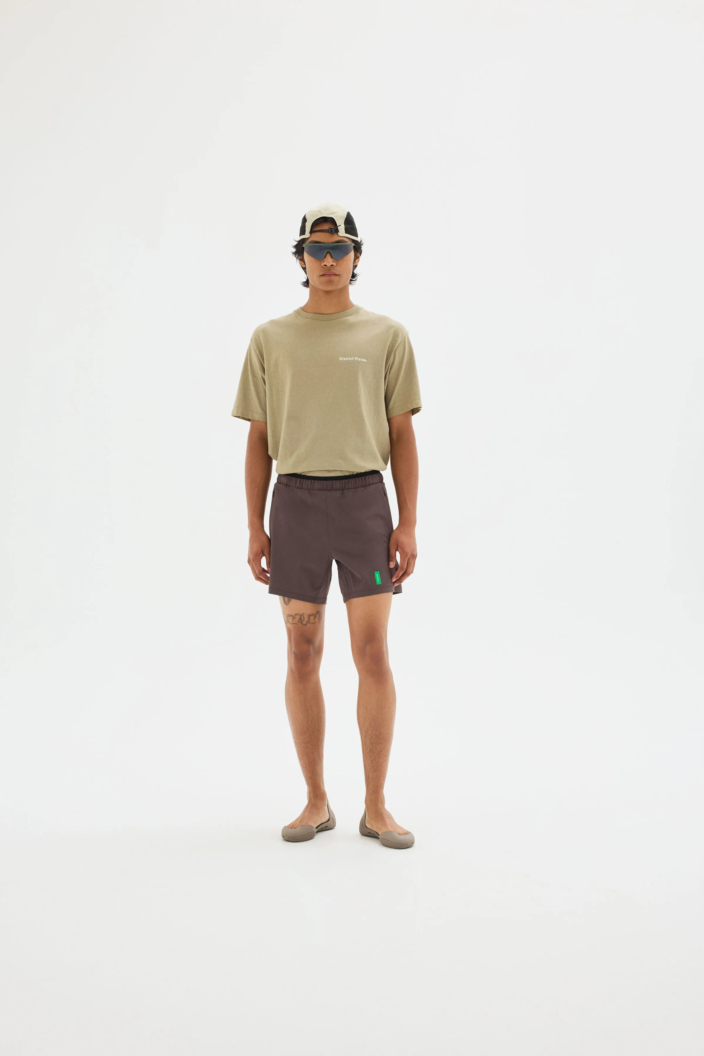 7" Training Shorts, Dark Taupe sold by District Vision product image thumbnail 3